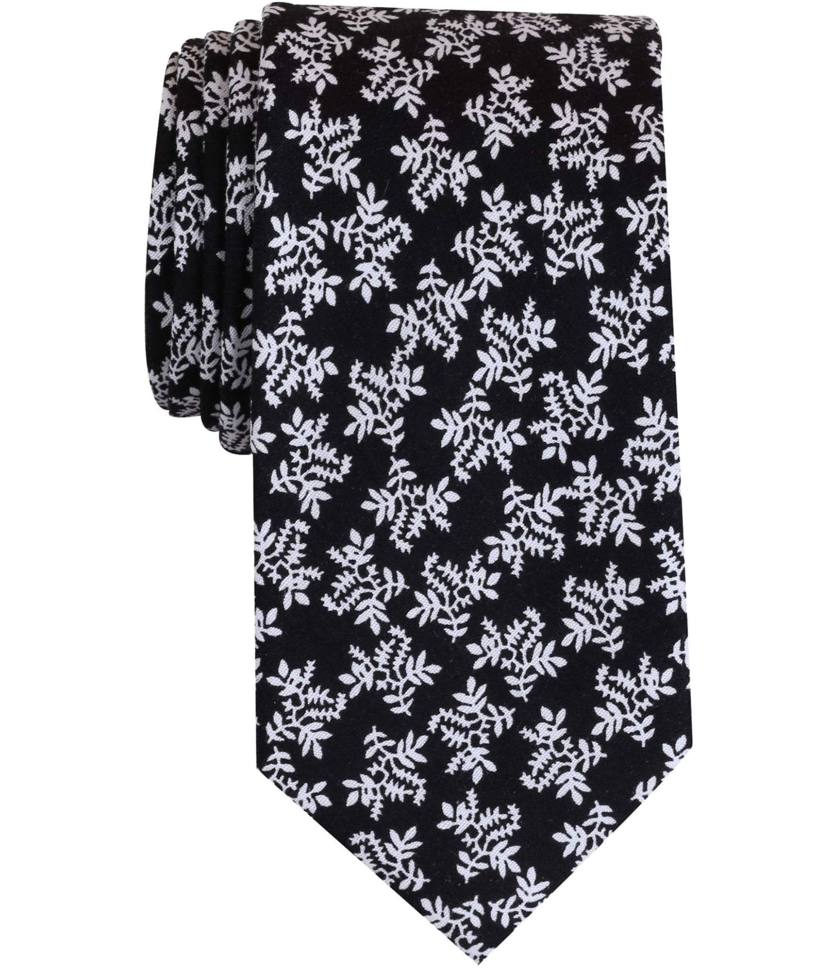 Bar III Mens Graham Printed Slim Neck Tie