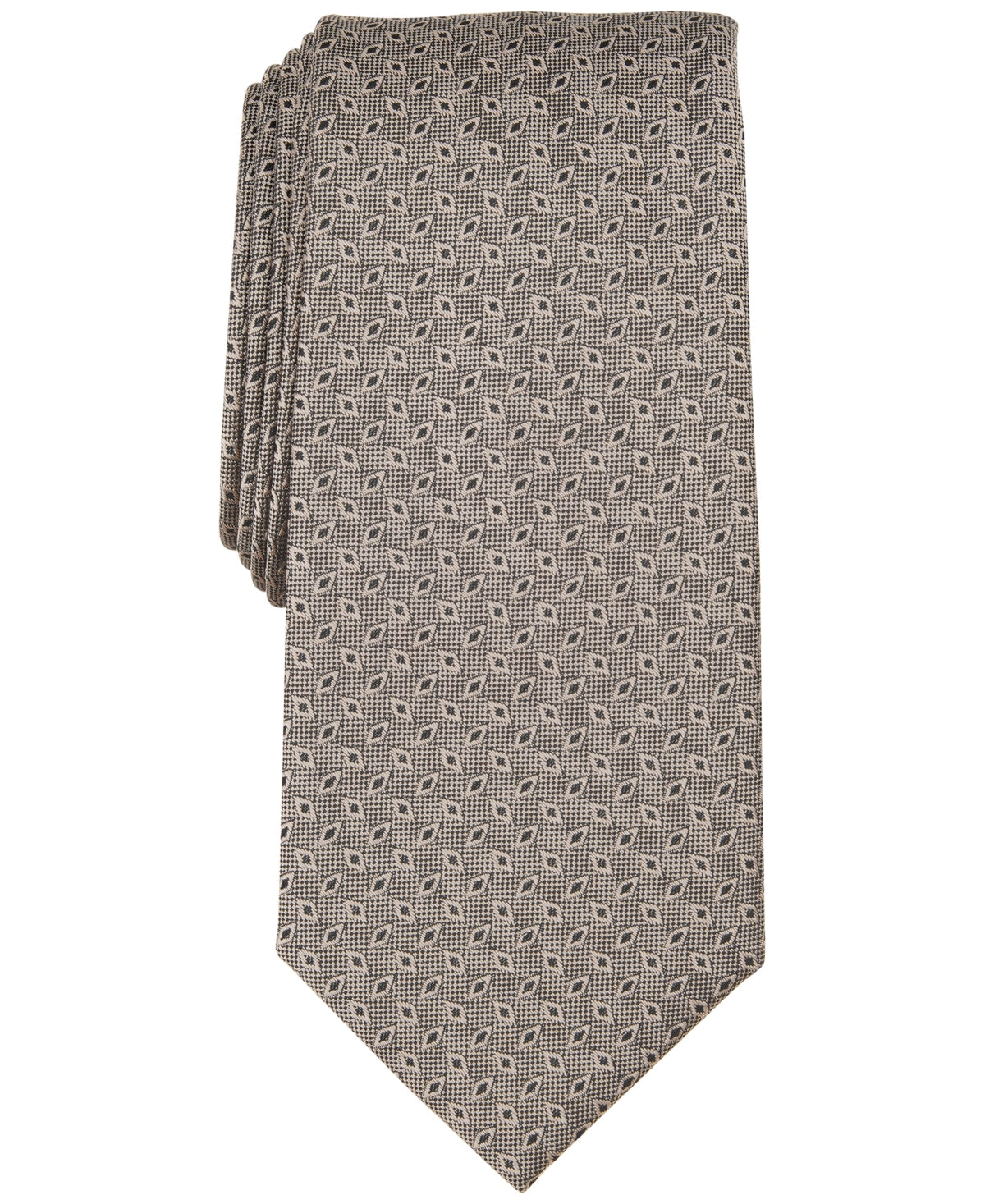 Men's Lunar Geo-Print Solid Tie