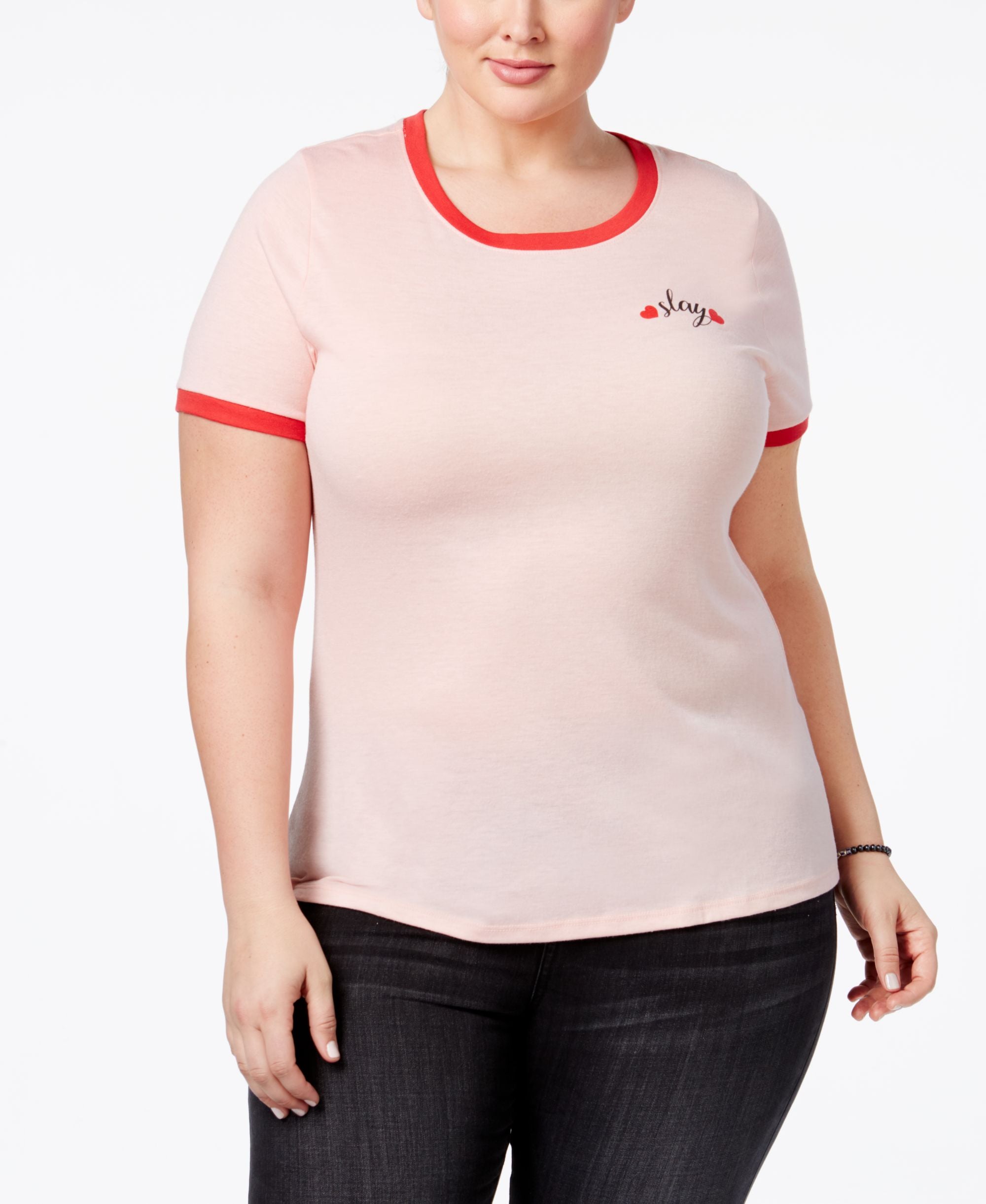 Mighty Fine Trendy Plus Size Slay Graphic T-Shirt