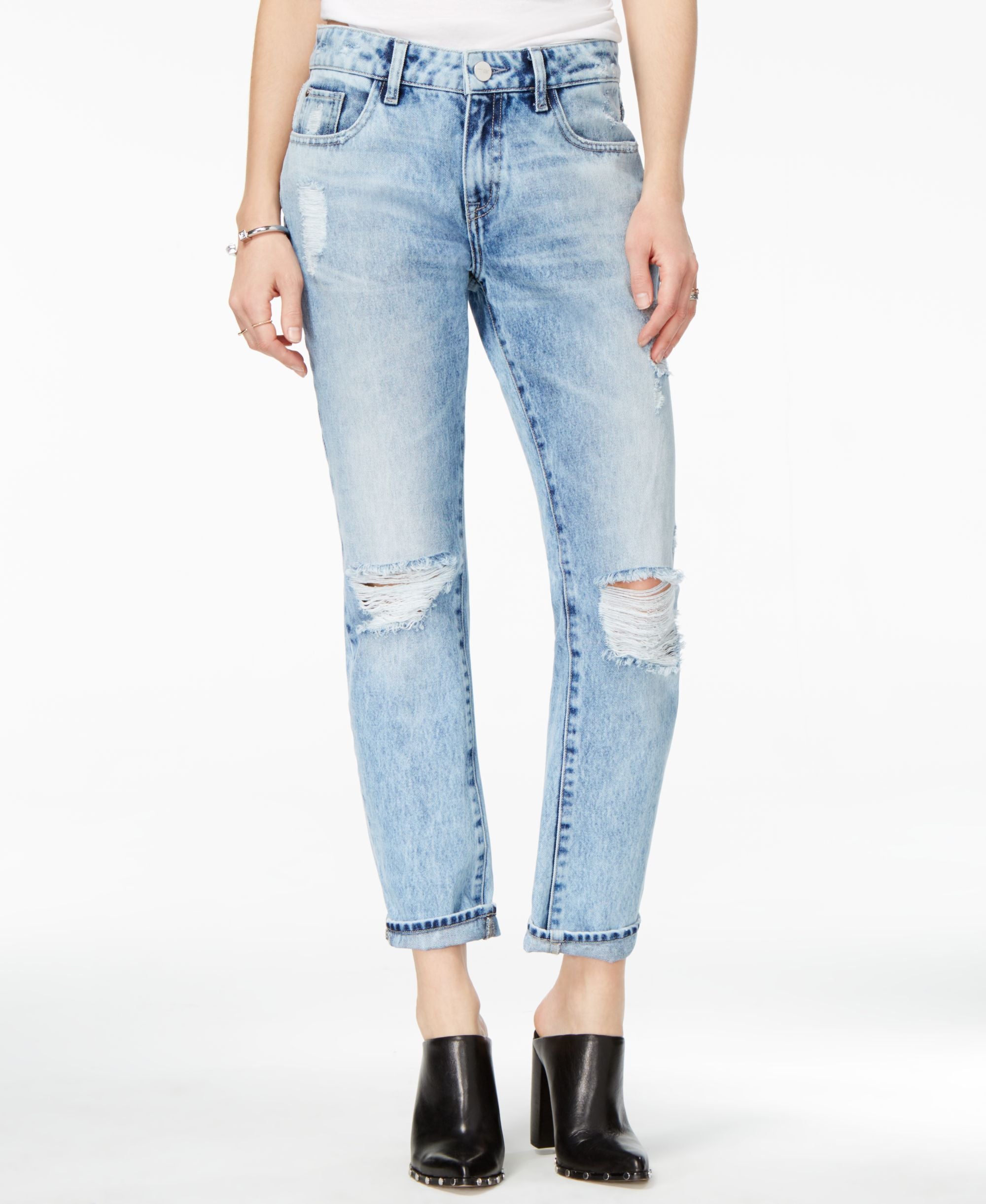 M1858 Jasper Ripped Boyfriend Jeans