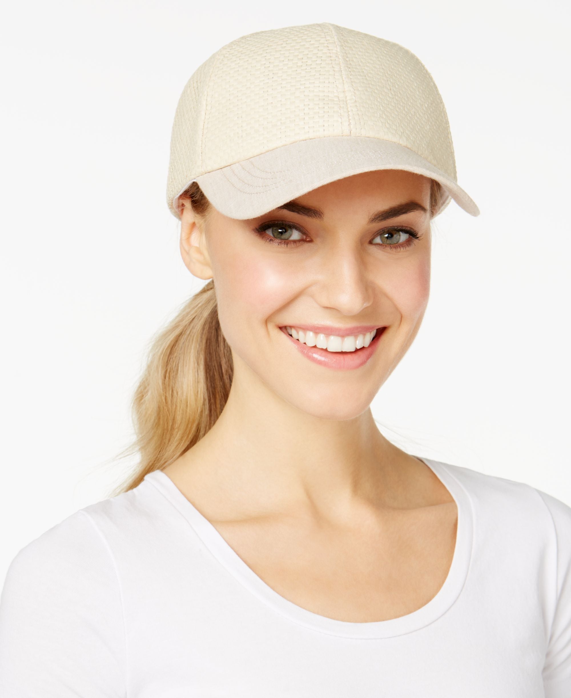 INC International Concepts Mixed Material Baseball Cap