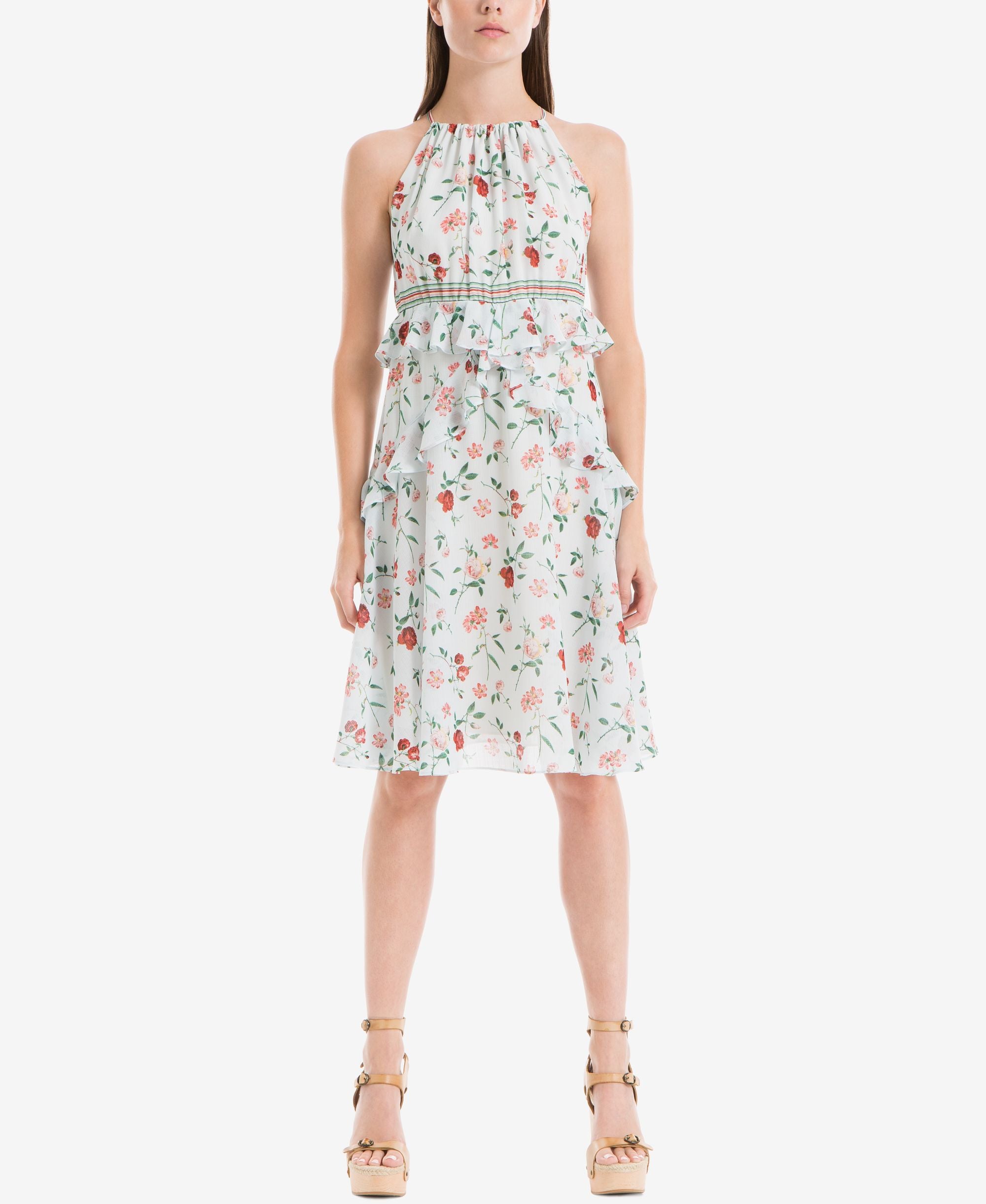 Max Studio London Floral Print Shift Dress