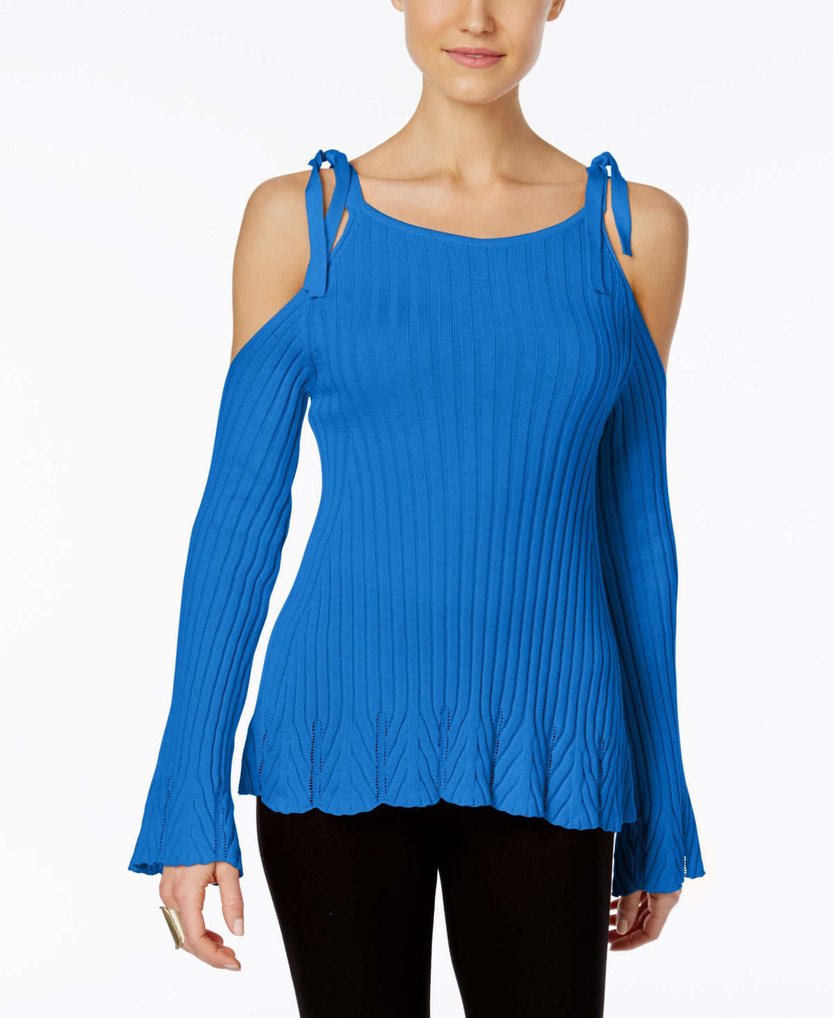 Style & Co. Petite Mock Neck Tunic Sweater