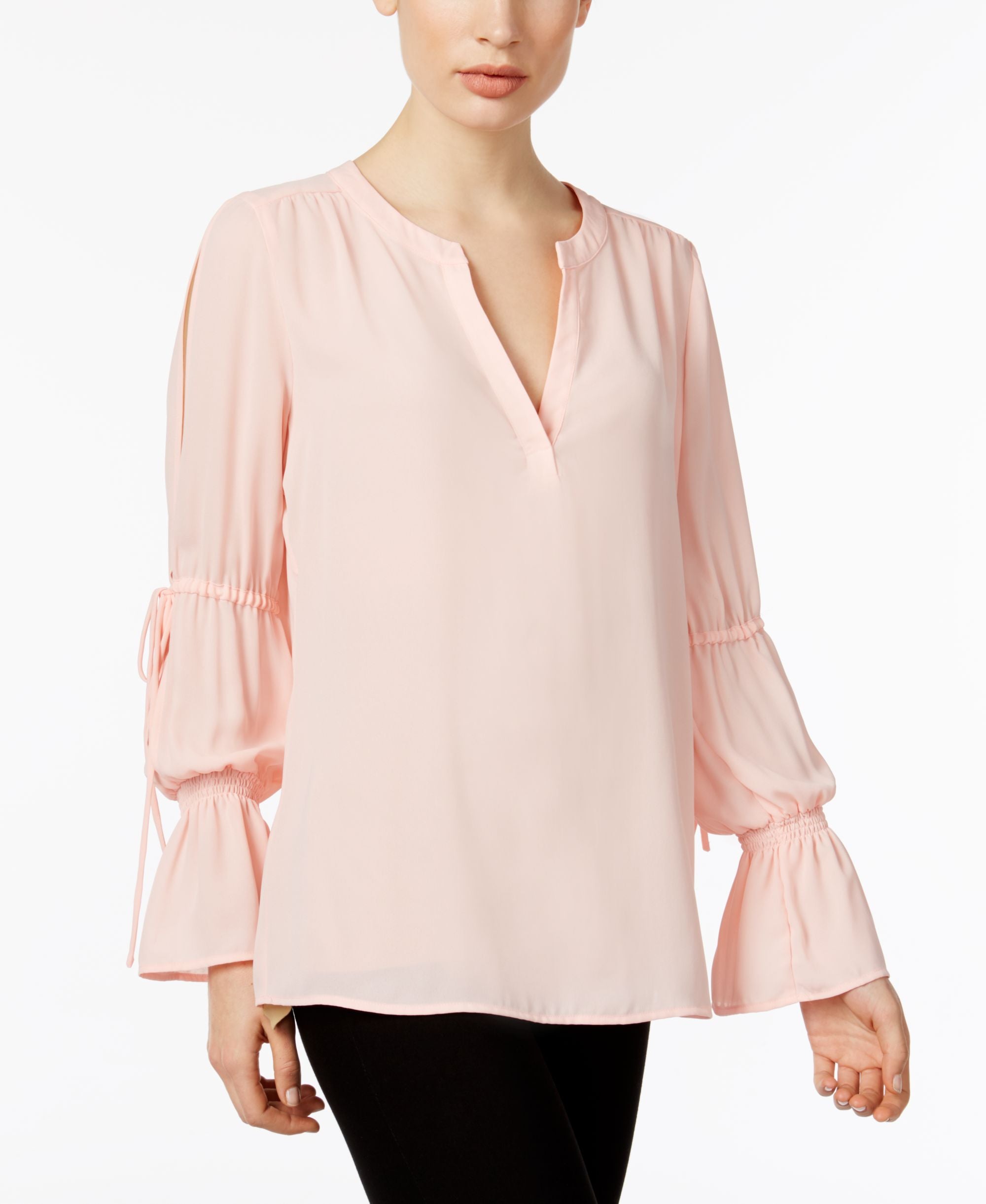 NY Collection Poet Sleeve Top