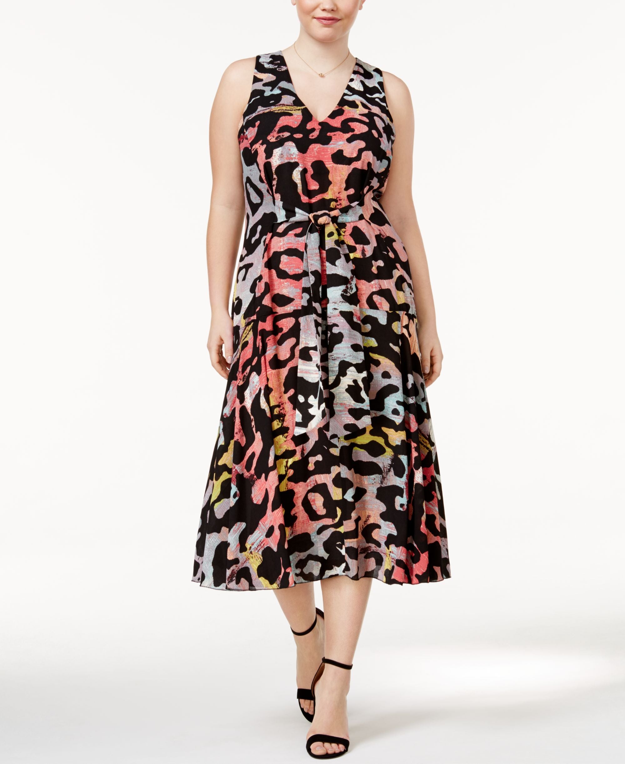 Rachel Rachel Roy Trendy Plus Size Printed Midi Dress