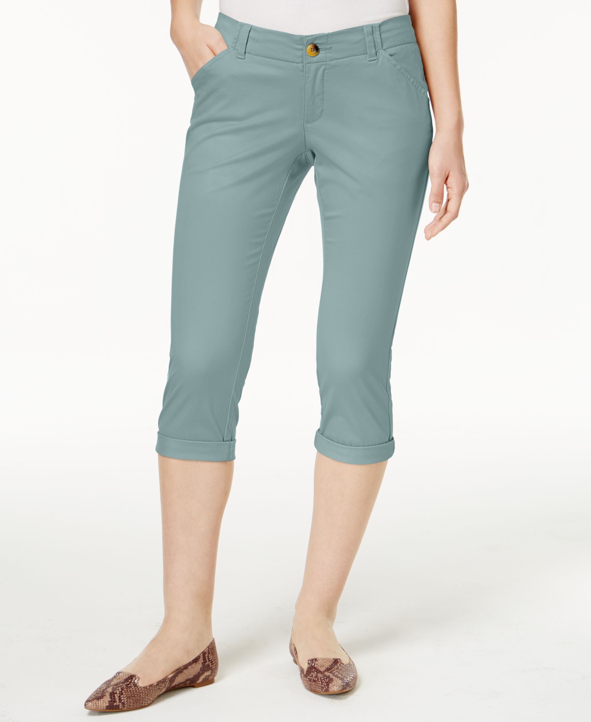 Lee Platinum Petite Chino Cropped Pants