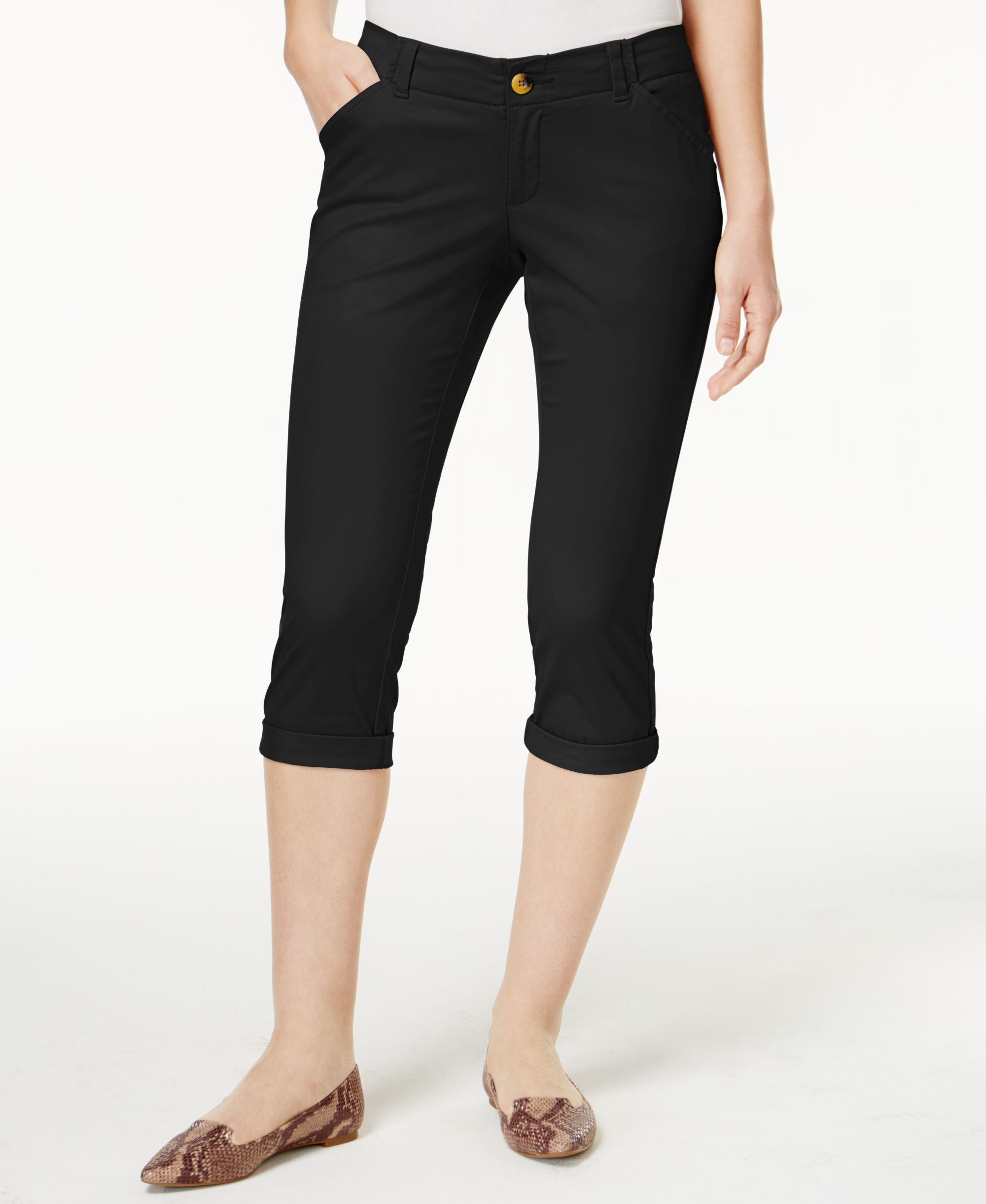 Lee Platinum Petite Chino Cropped Pants