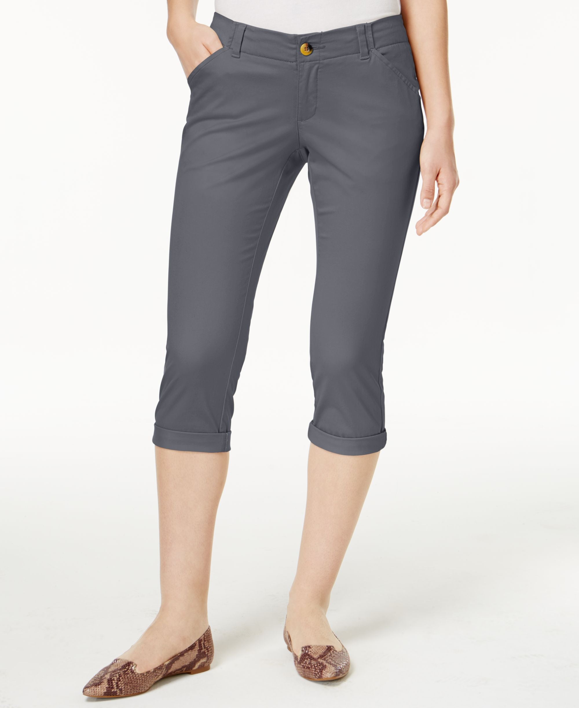 Lee Platinum Petite Chino Cropped Pants