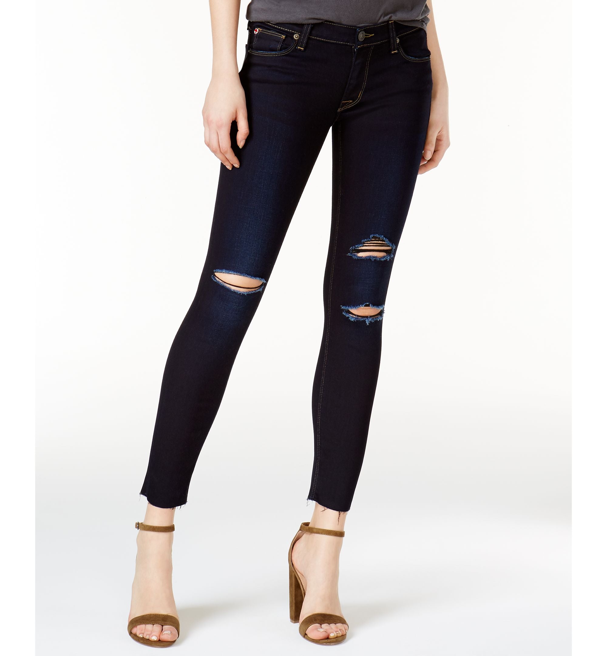 Hudson Ripped Skinny Jeans