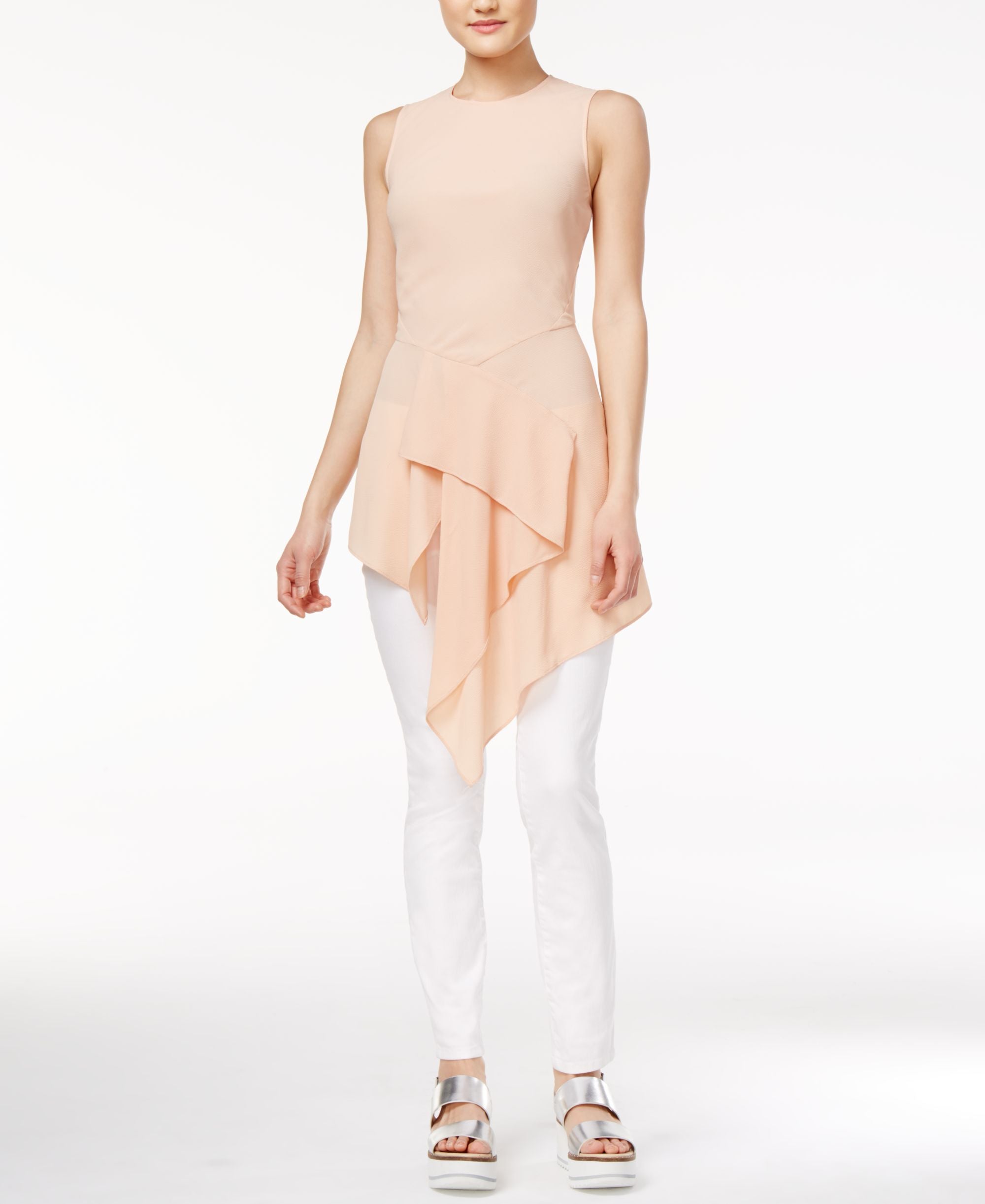 Rachel Rachel Roy Draped Asymmetrical Tunic