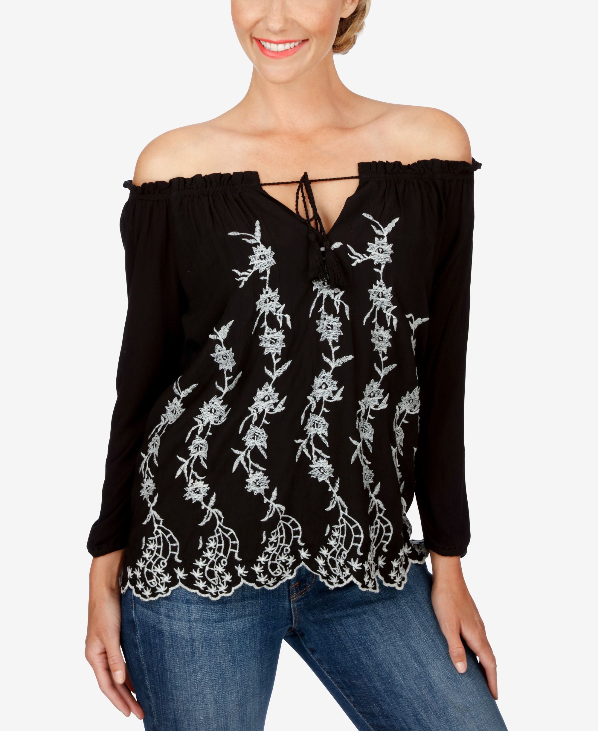 Lucky Brand Off The Shoulder Top
