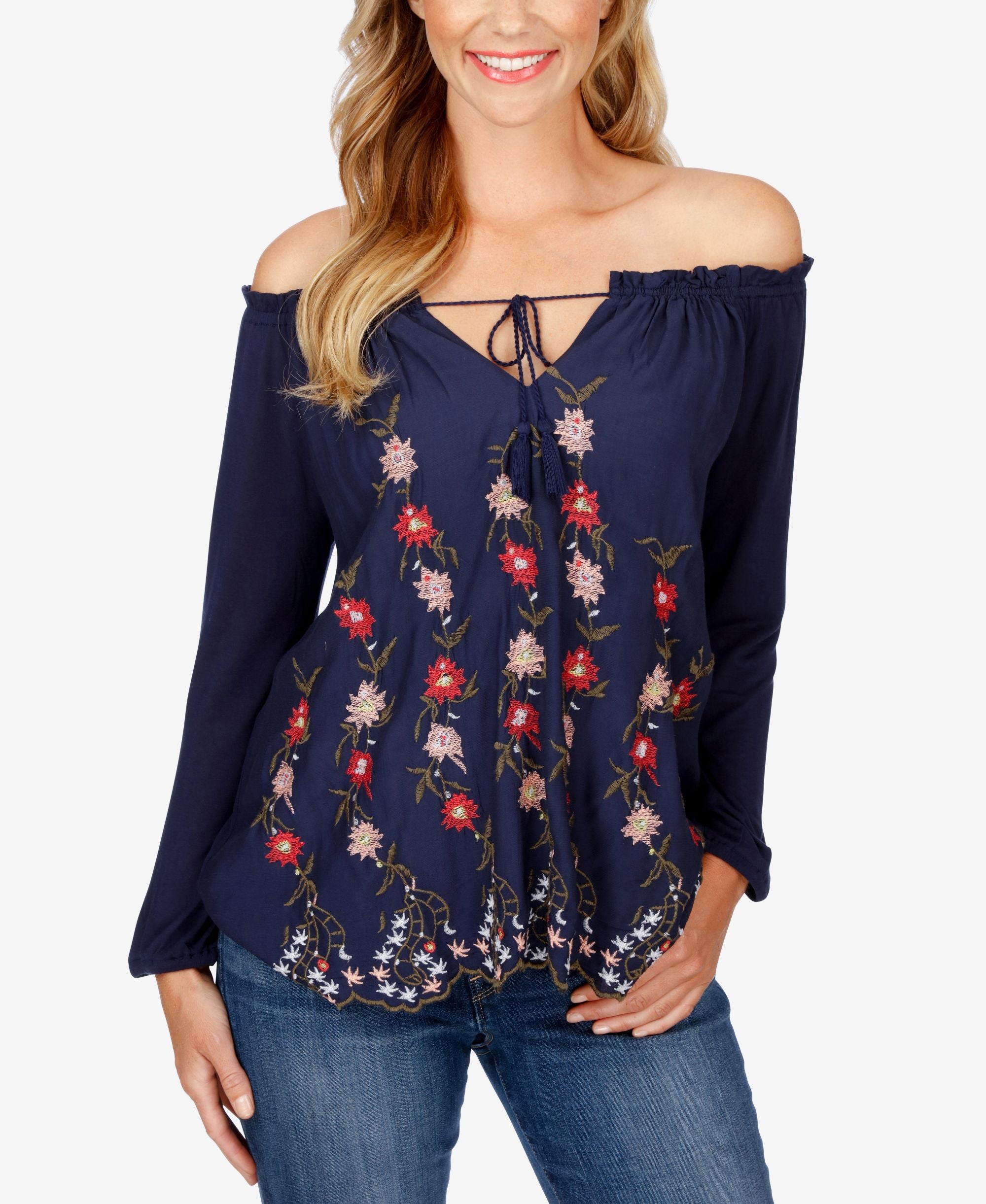 Lucky Brand Off The Shoulder Top