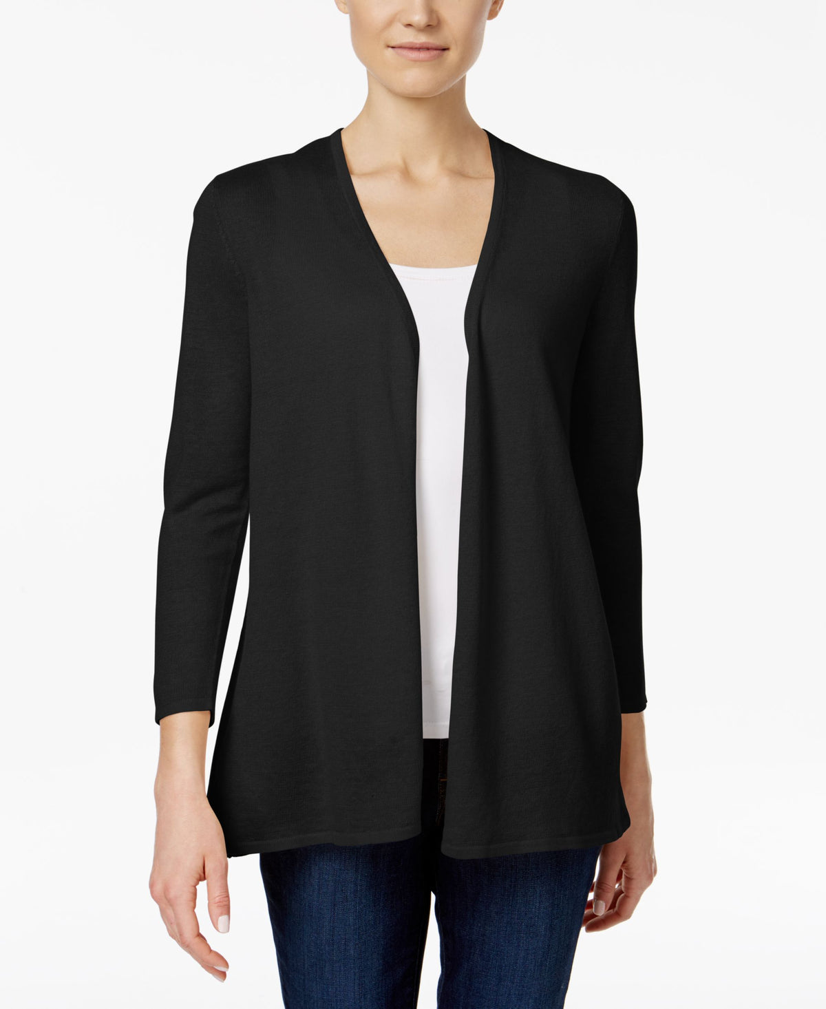 Charter Club Open Front Cardigan
