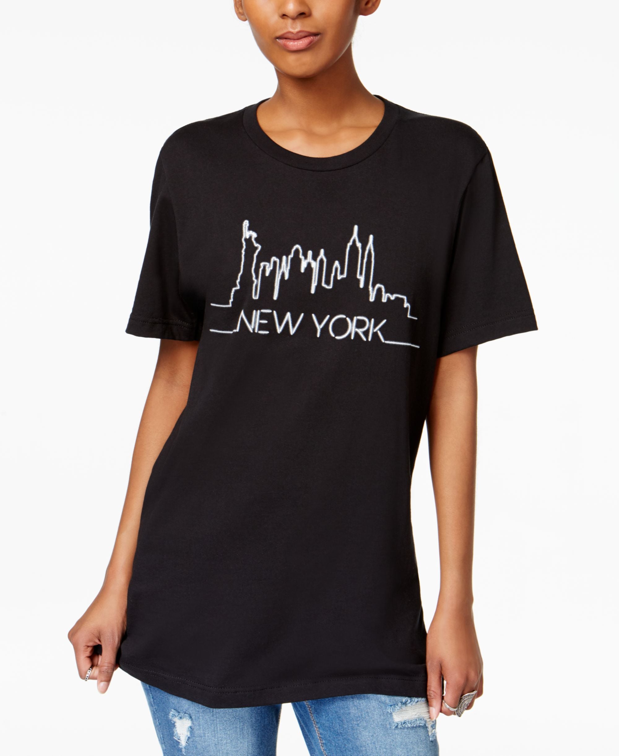 Kid Dangerous Cotton New York Graphic T-Shirt