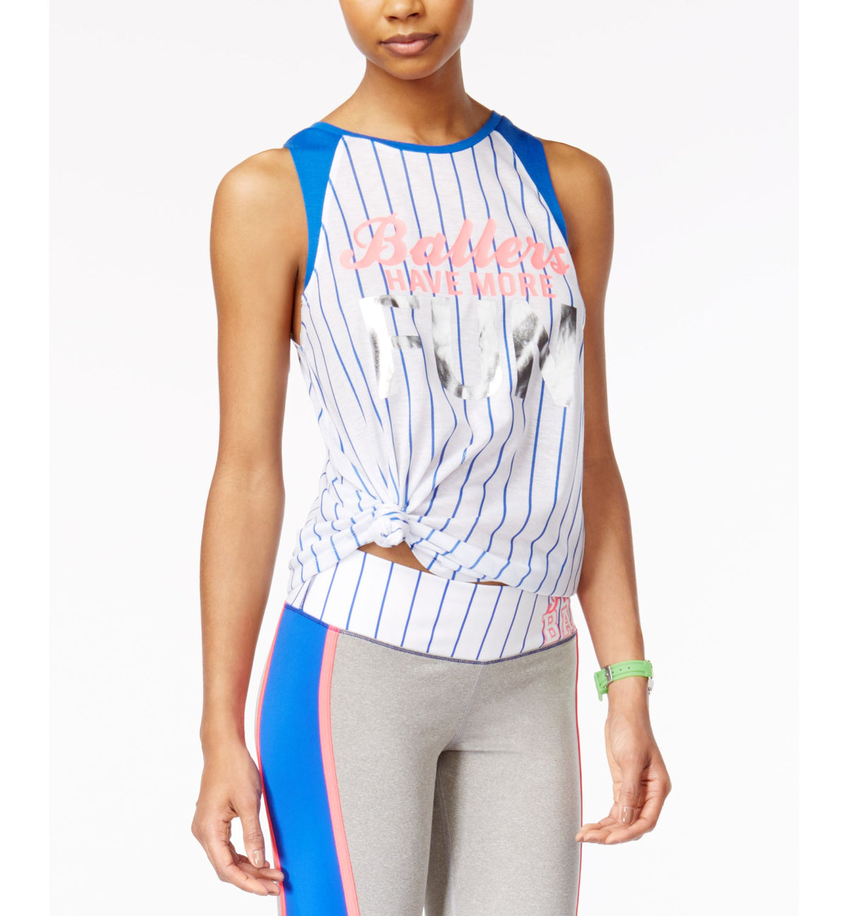 Material Girl Active Pro Juniors Graphic Muscle T-Shirt
