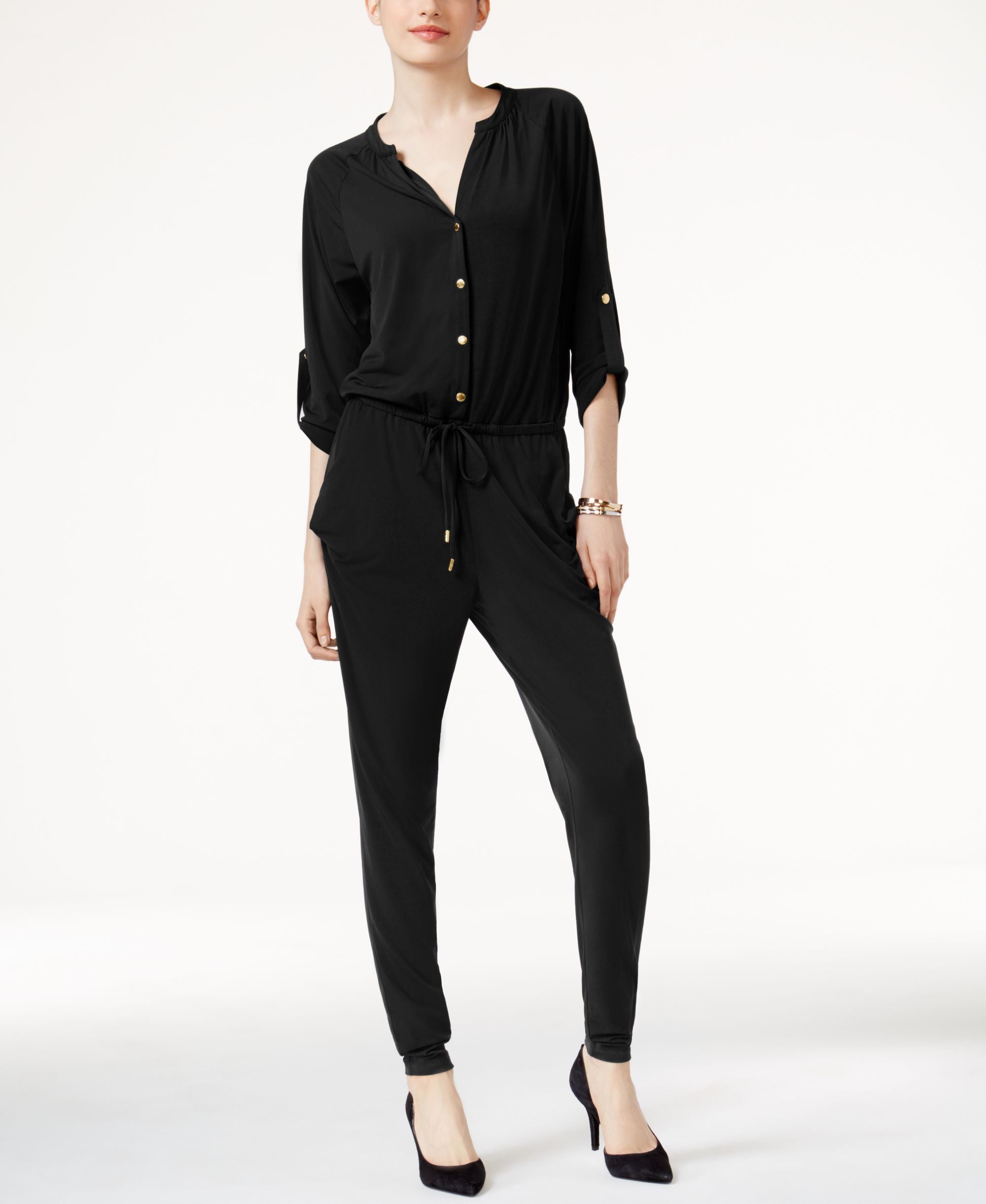 Michael Michael Kors Petite Utility Jumpsuit