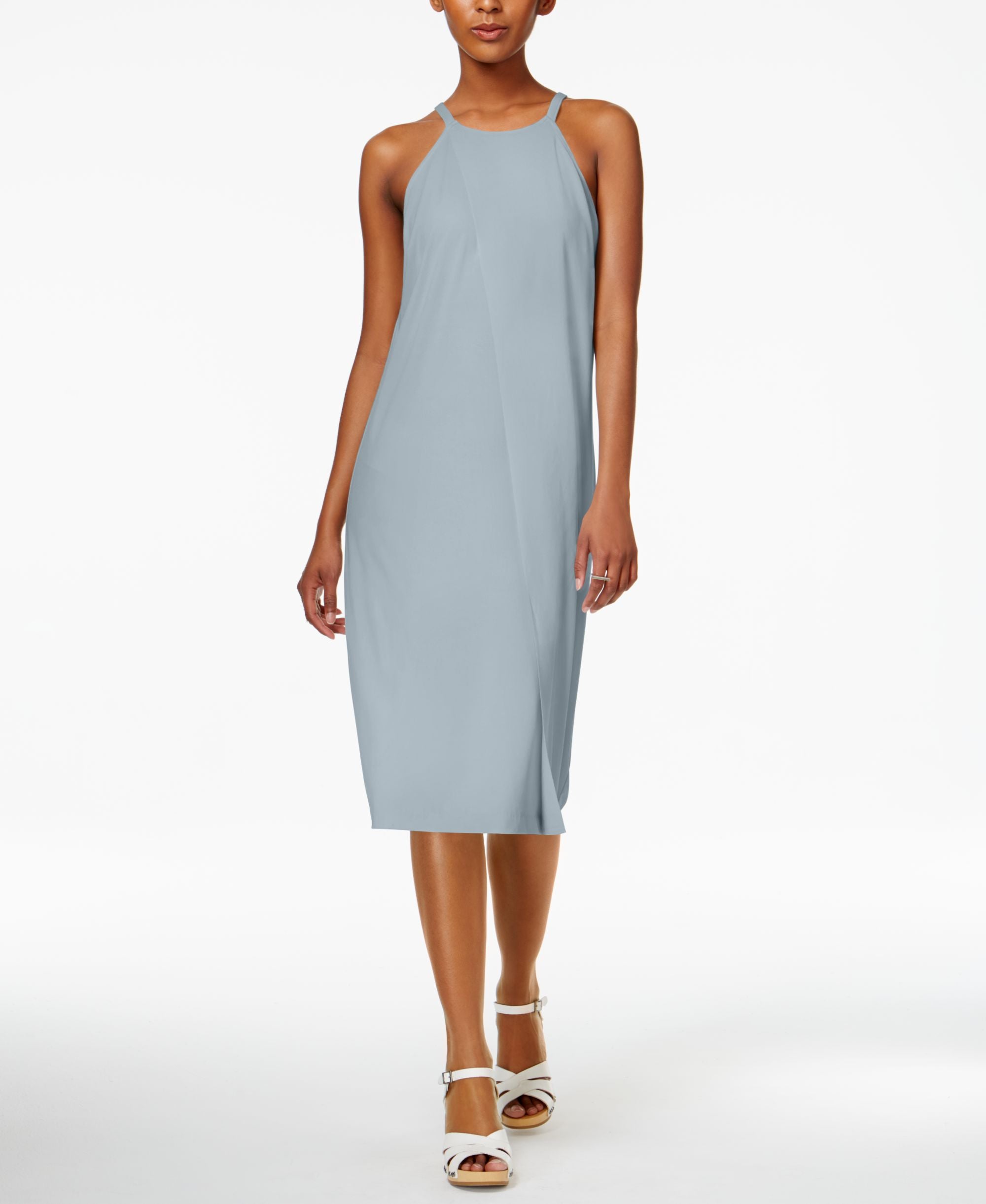 BAR III Faux Wrap Shift Dress