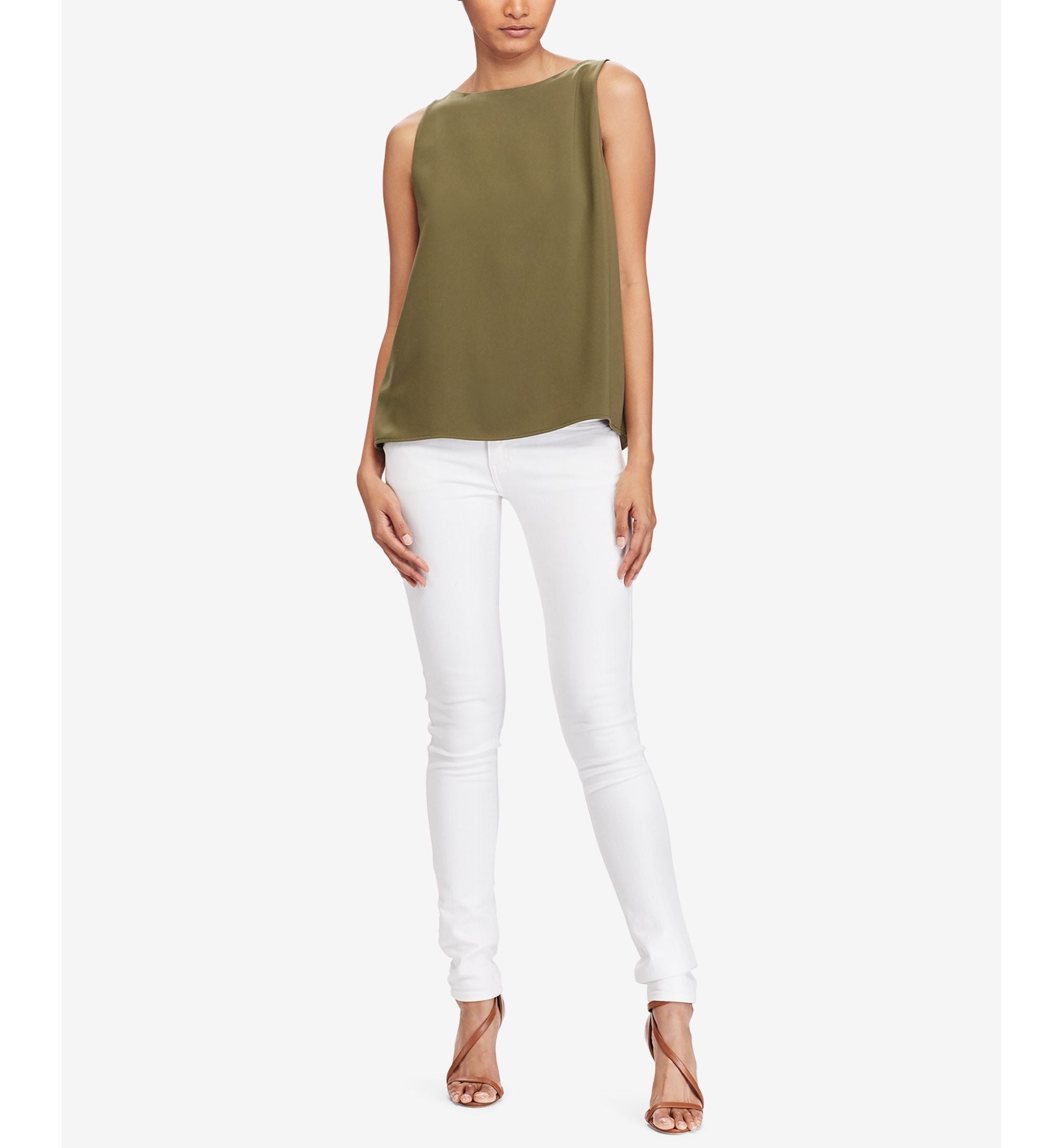 Polo Ralph Lauren Back Slit Sleeveless Top
