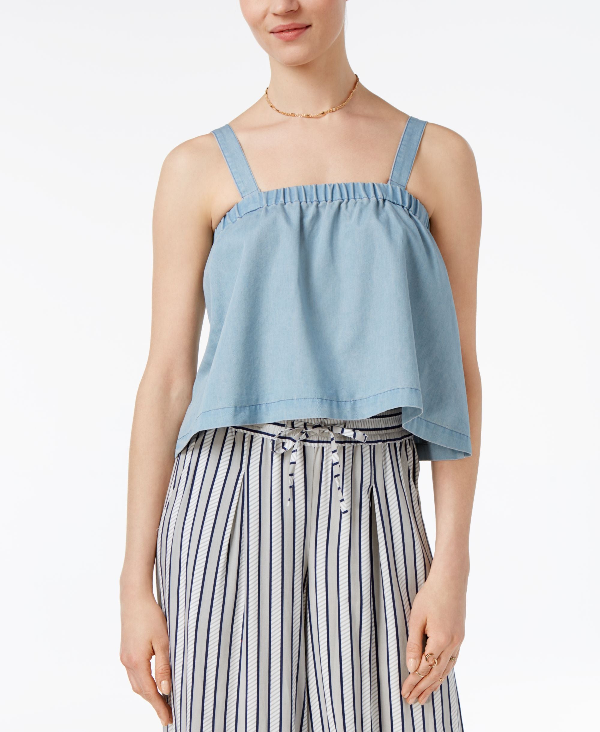 Jack By Bb Dakota Chet Cropped Swing Top