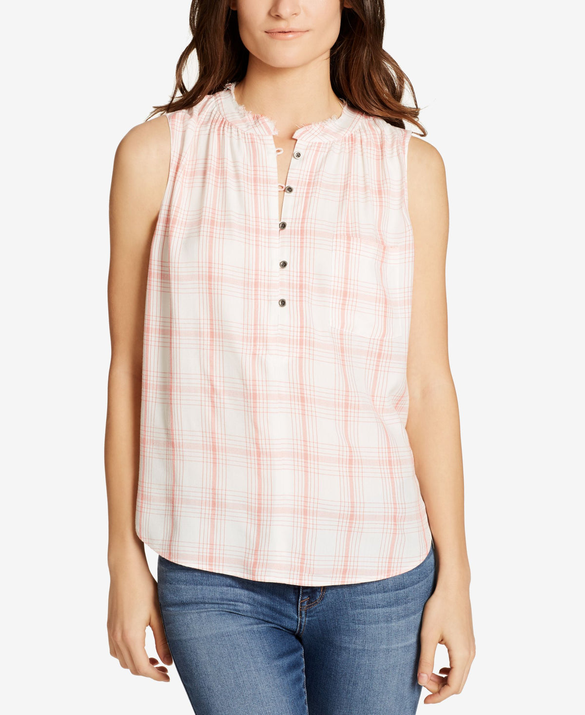 William Rast Anaya Sleeveless Popover Shirt