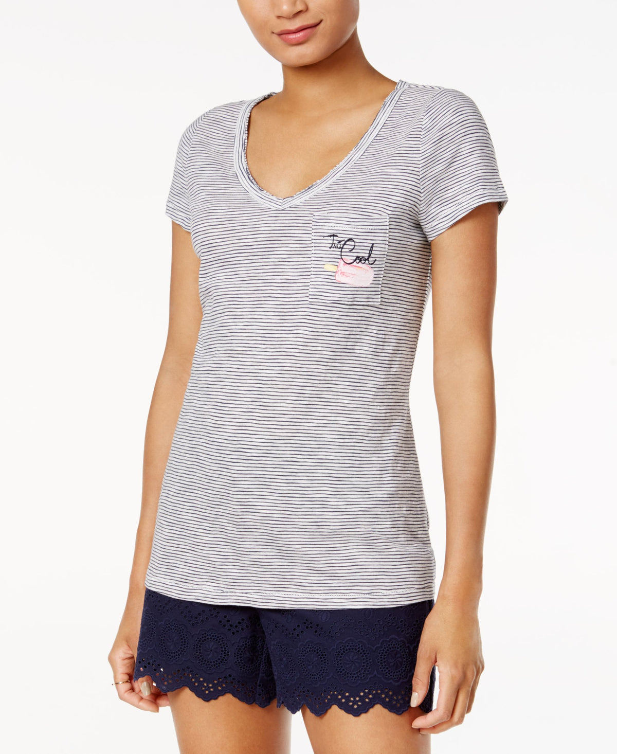 Maison Jules Cotton Popsicle Graphic T-Shirt
