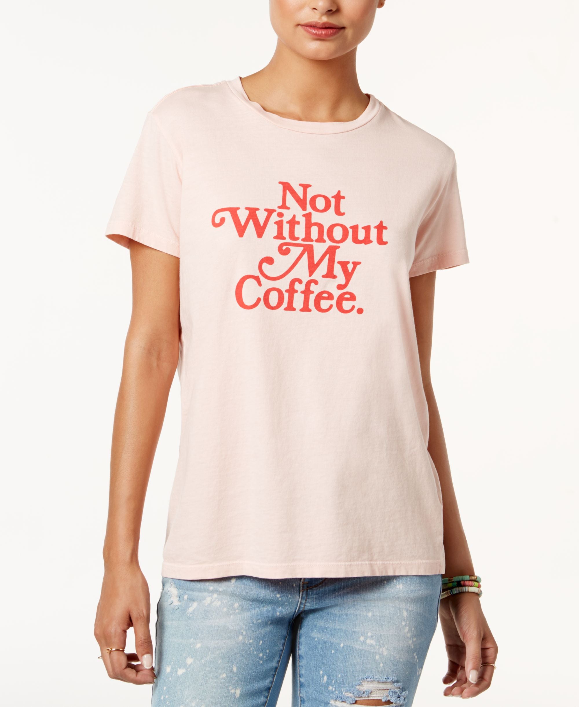 Ban.do Not Without My Coffee Cotton Graphic T-Shirt