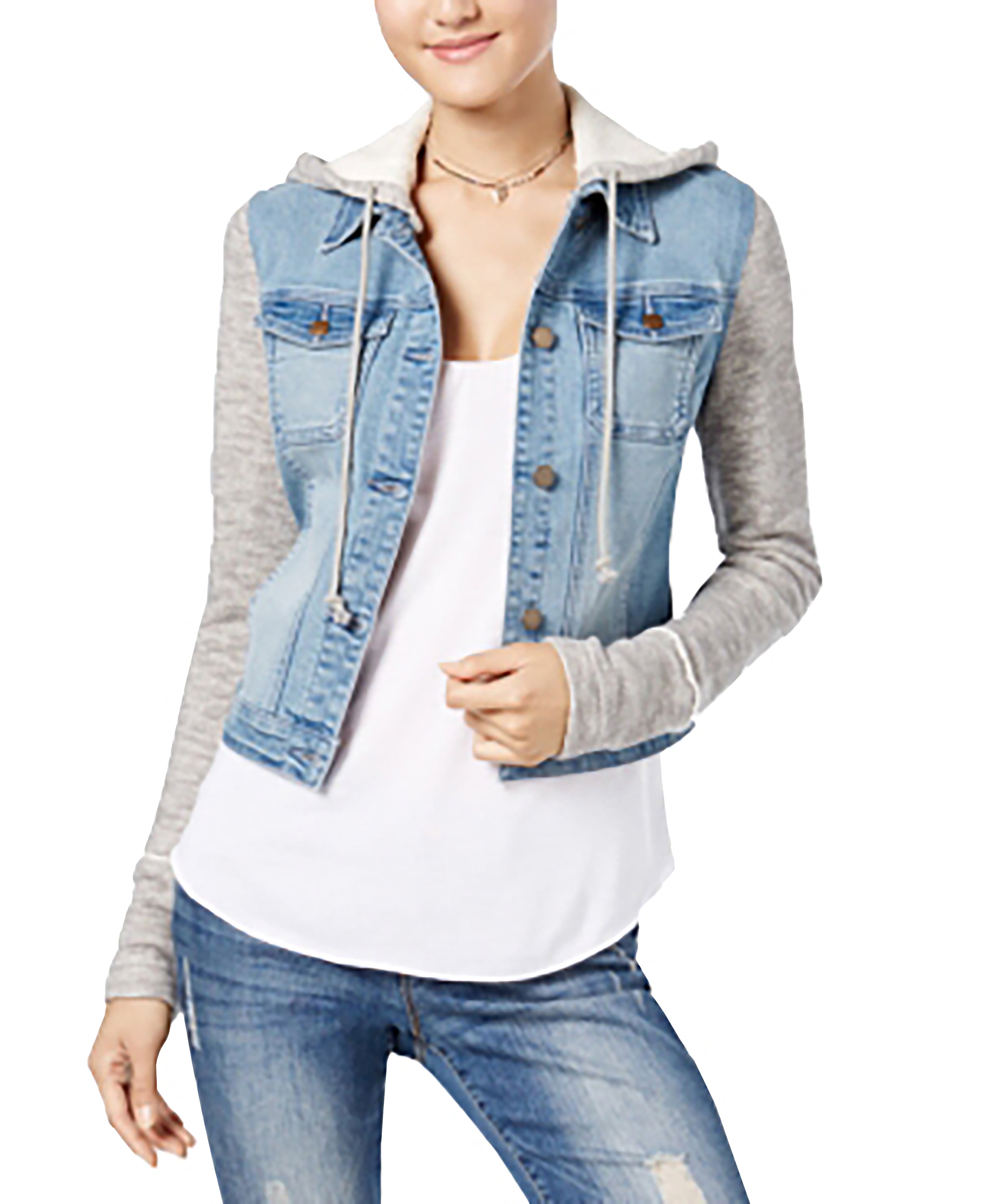 American Rag Terry Denim Jacket Blue S