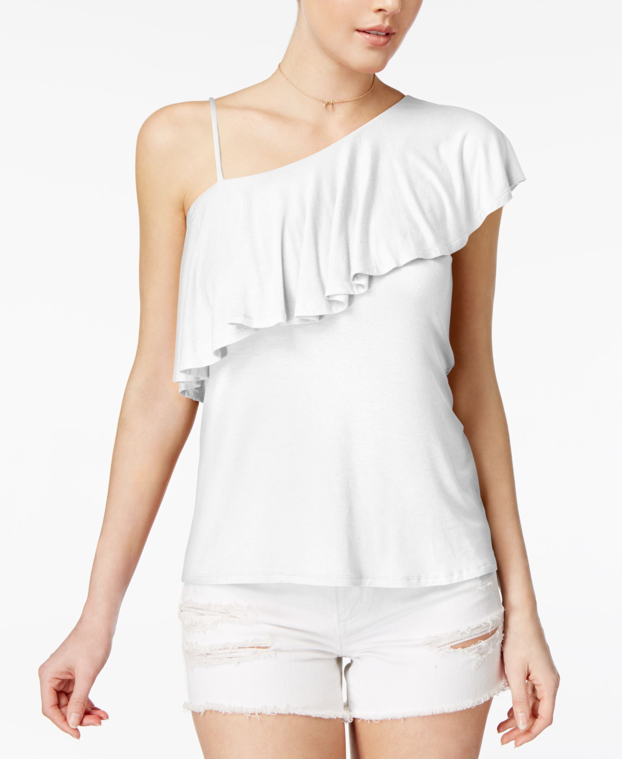 Ultra Flirt Juniors One Shoulder Top