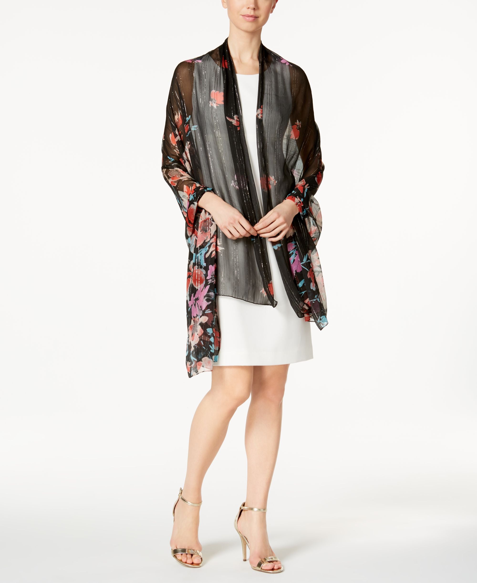 INC International Concepts Degrade Floral Wrap