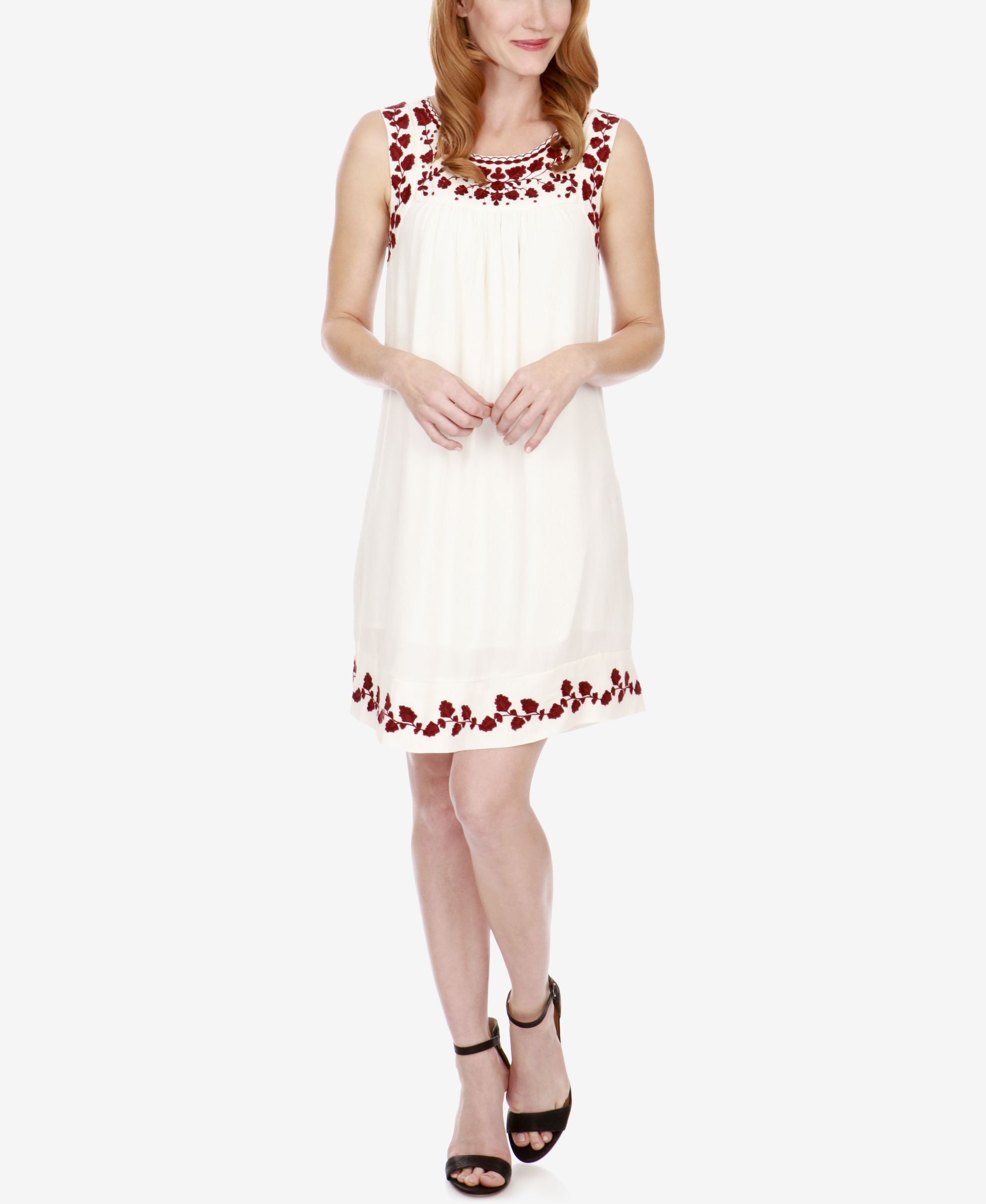 Lucky Brand Hannah Embroidered Shift Dress