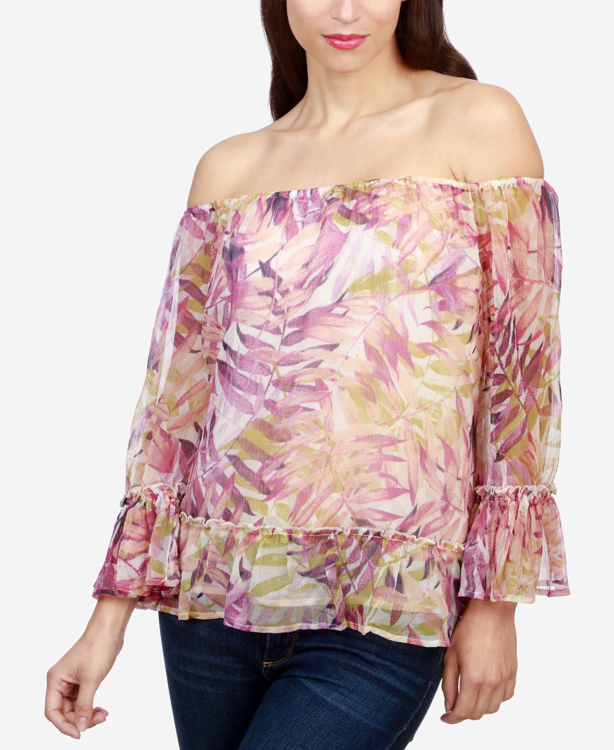 Lucky Brand Off The Shoulder Top