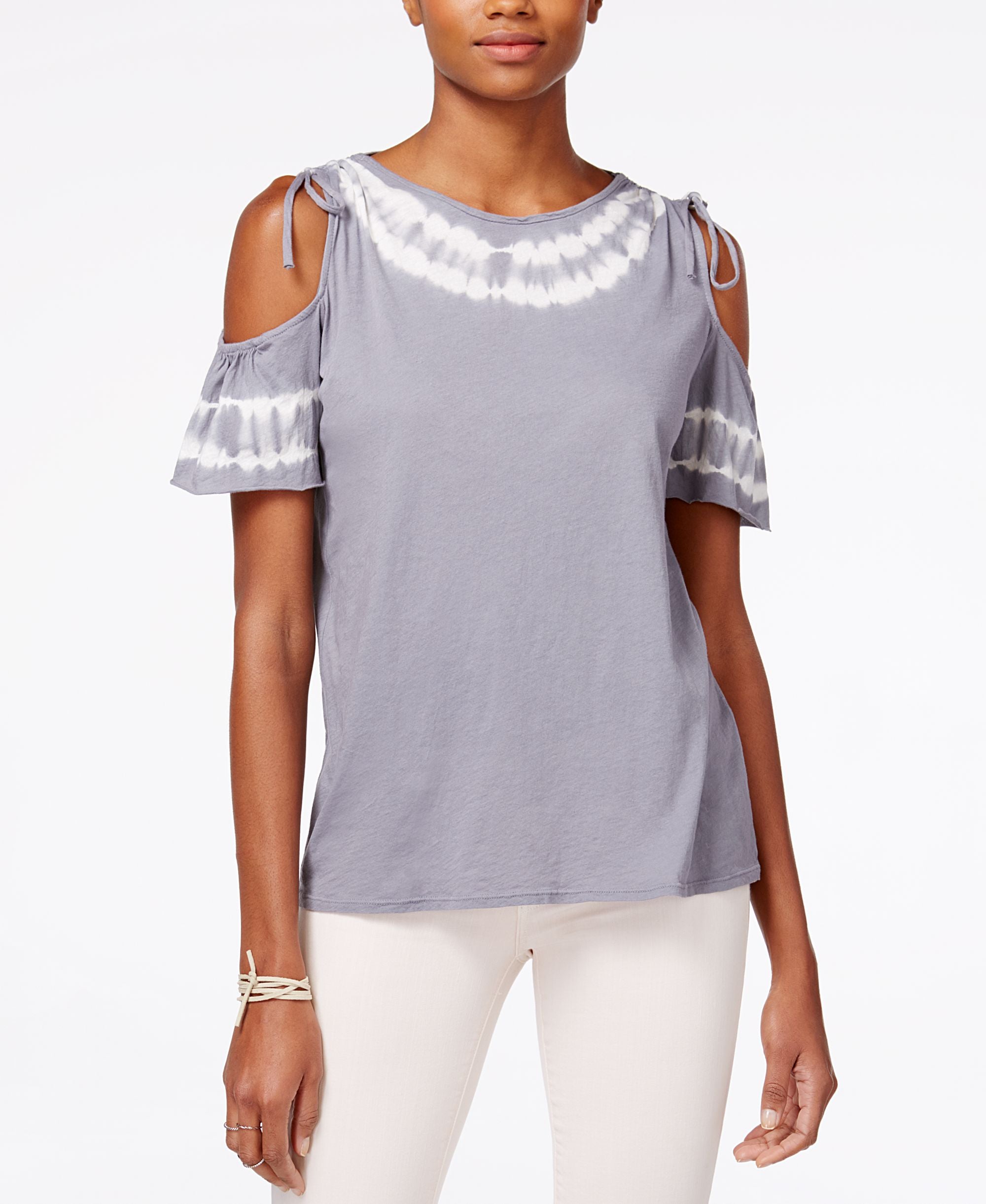 Project Social T Kallen Cotton Cold Shoulder Top