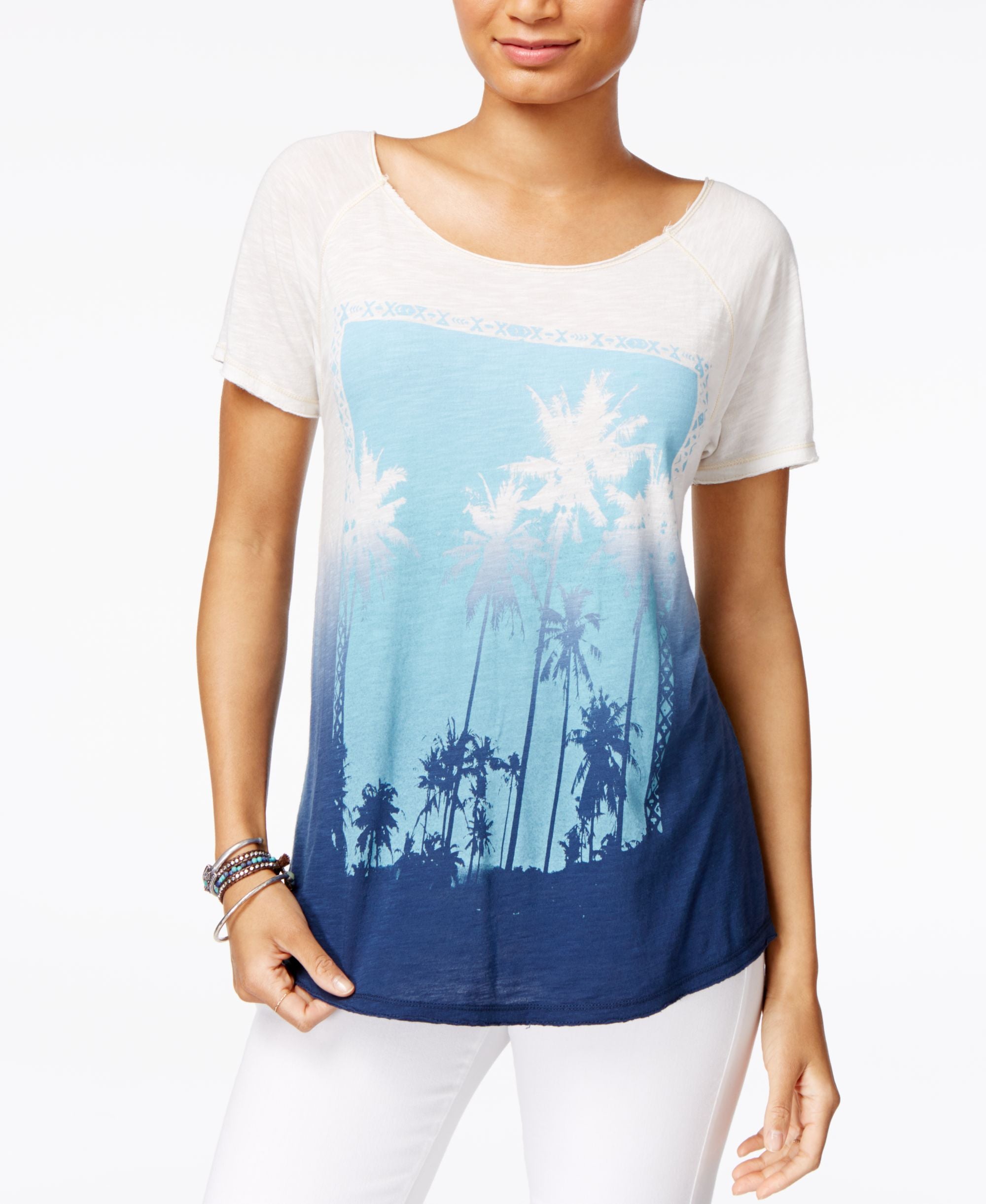 Lucky Brand Palm Tree Graphic T-Shirt
