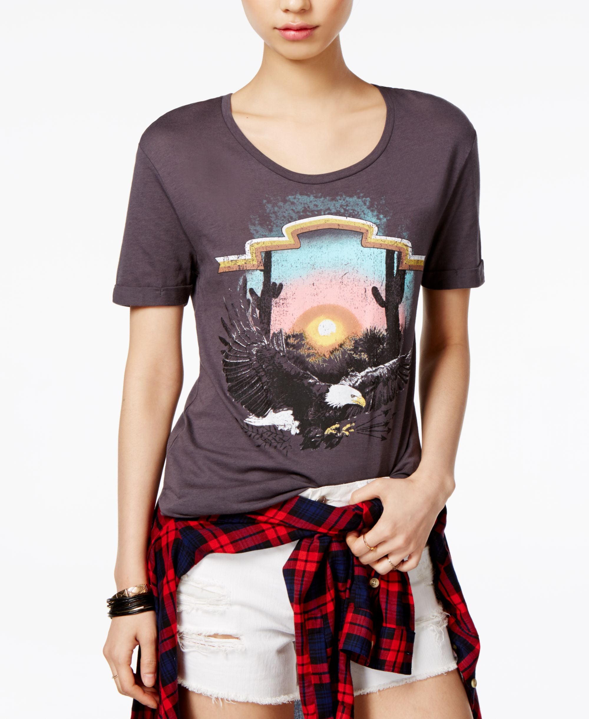 Carbon Copy Eagle Graphic T-Shirt