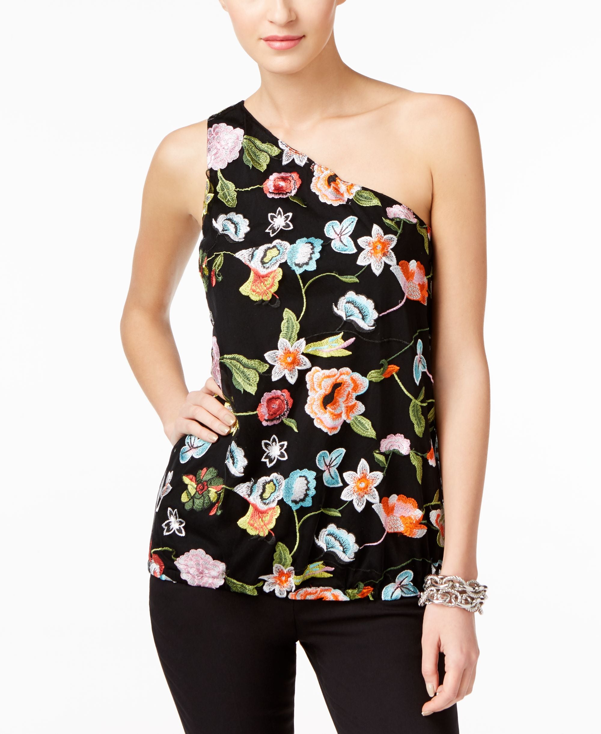 INC International Concepts One Shoulder Top