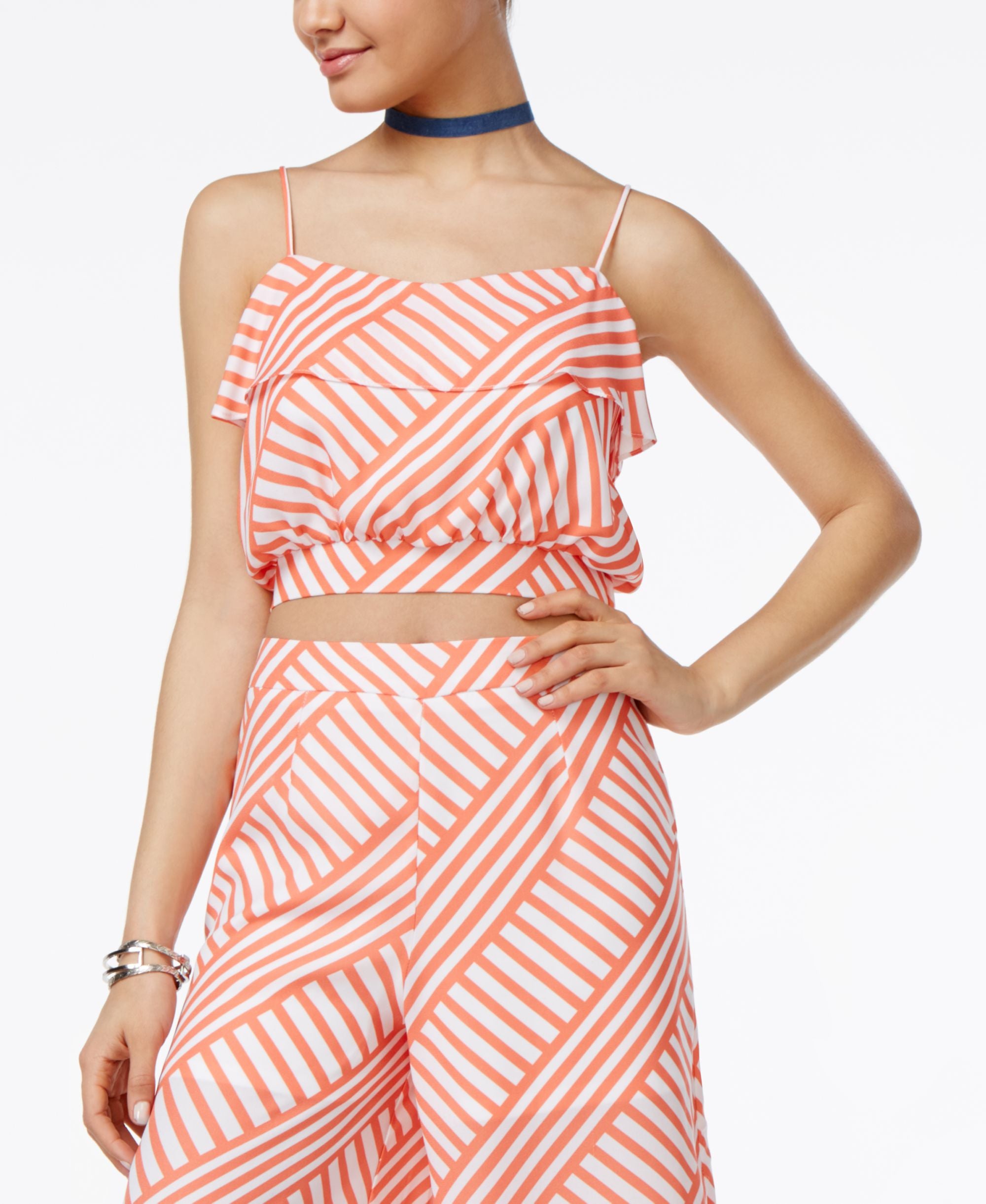 Shift Juniors Printed Crop Top