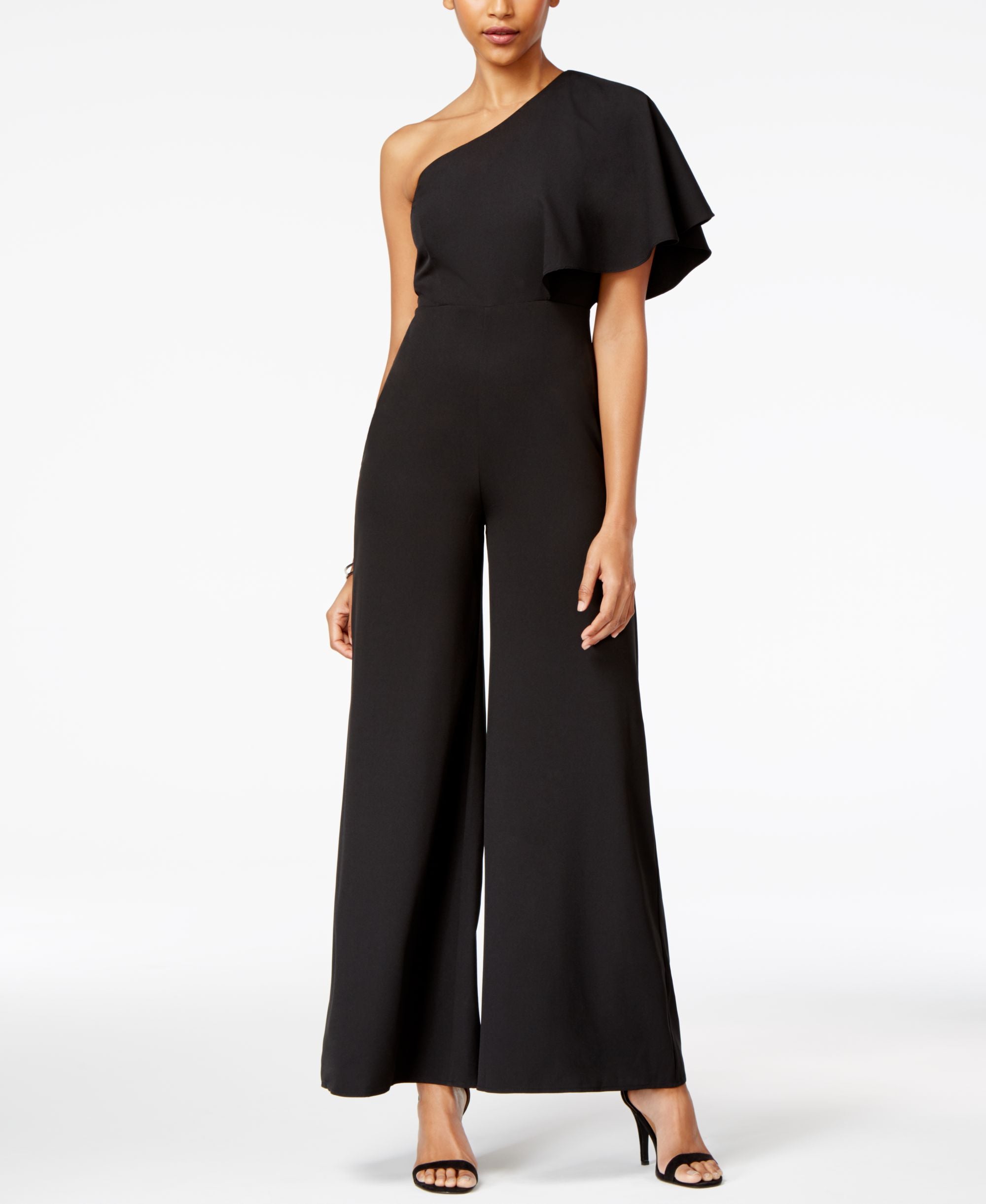 XOXO Juniors One Shoulder Jumpsuit