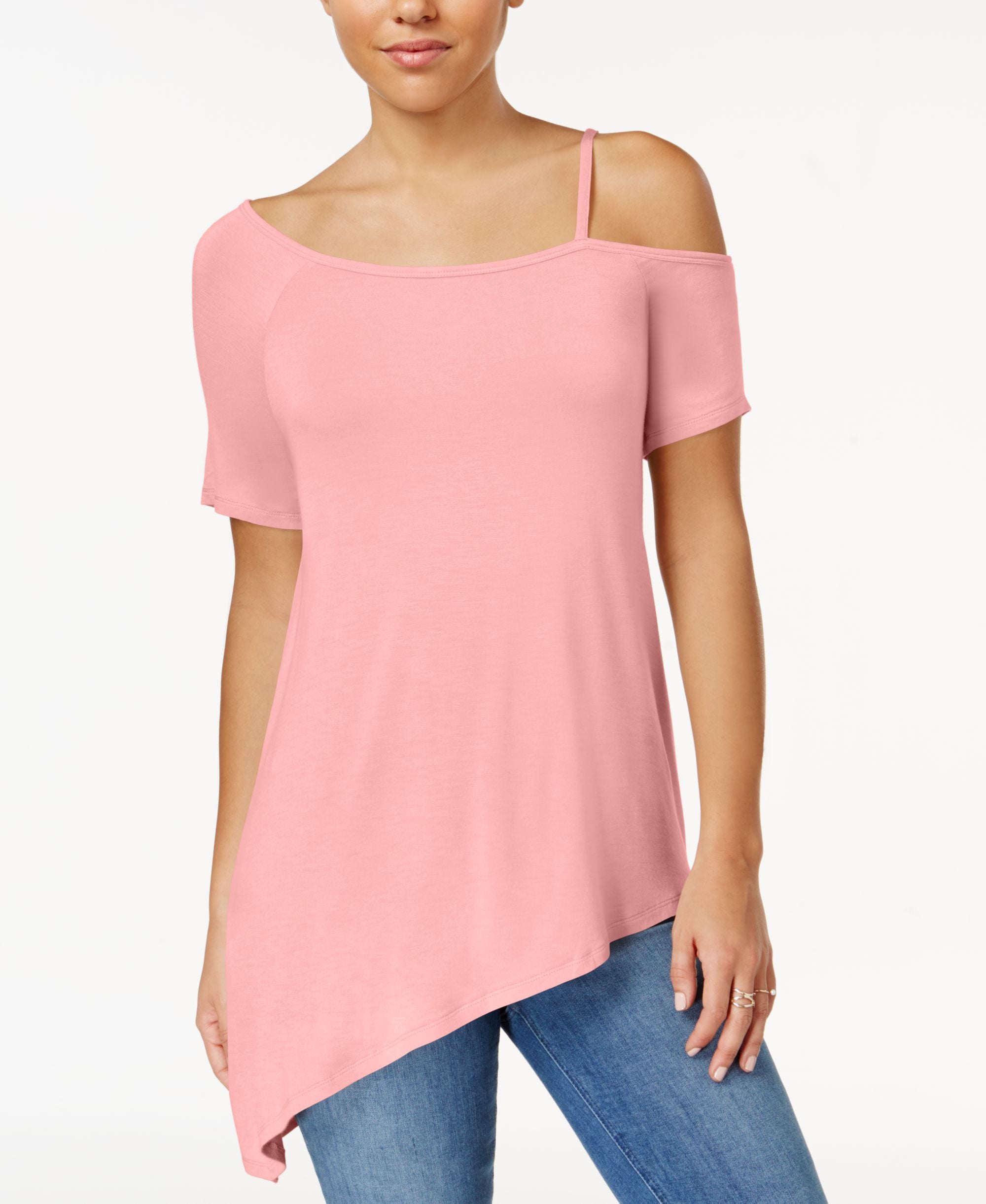 Hippie Rose Juniors One Shoulder Top