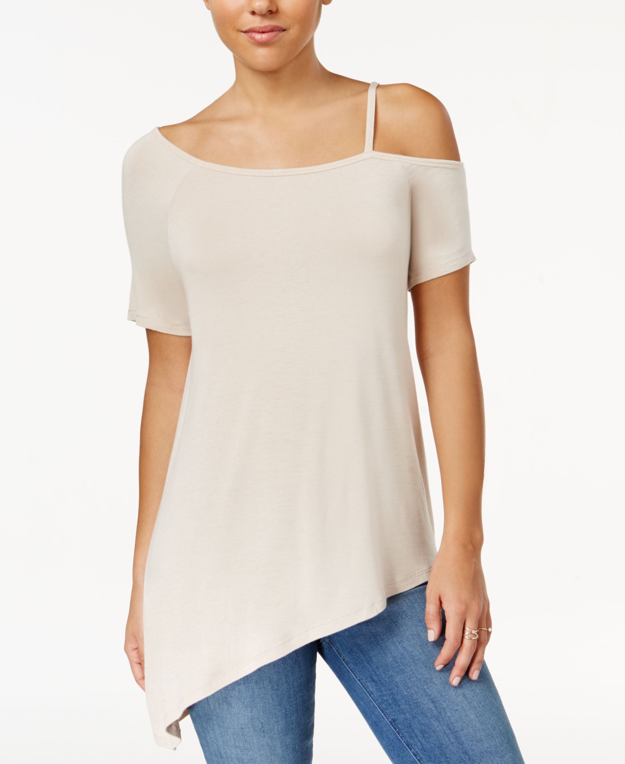 Hippie Rose Juniors One Shoulder Top