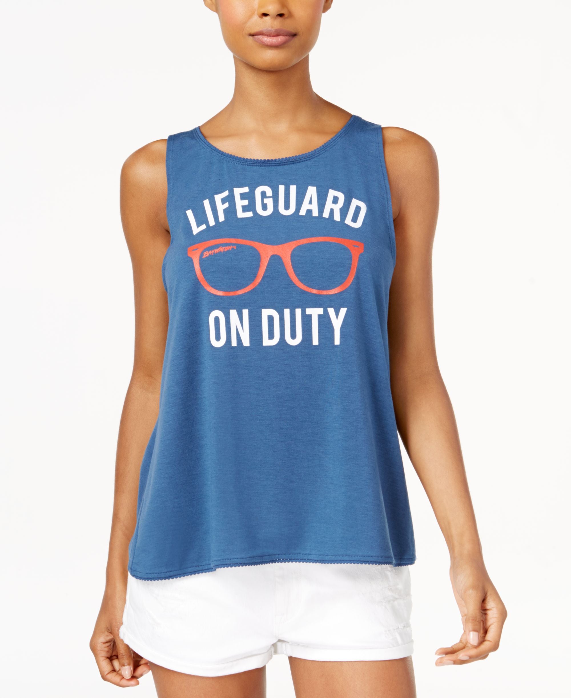 Hybrid Juniors Lifeguard Graphic Tank Top