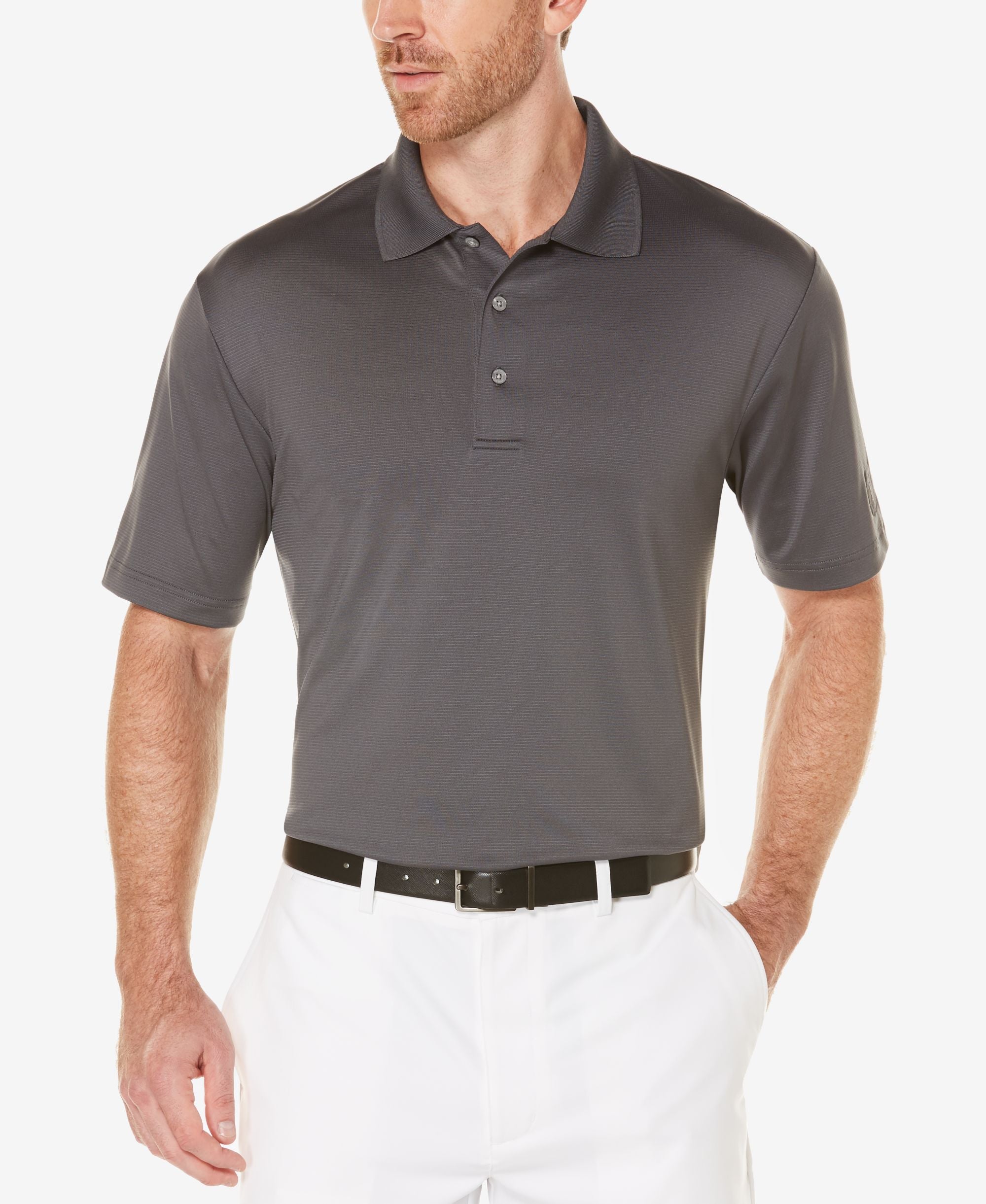Pga Tour Mens Motion Flux Mesh Performance Polo