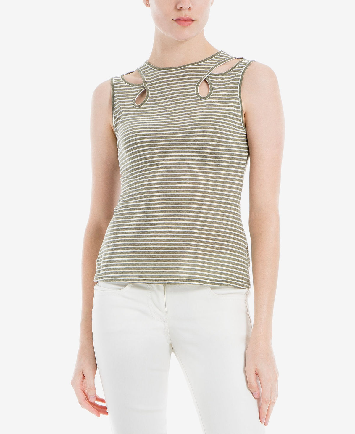 Max Studio London Cutout Tank Top