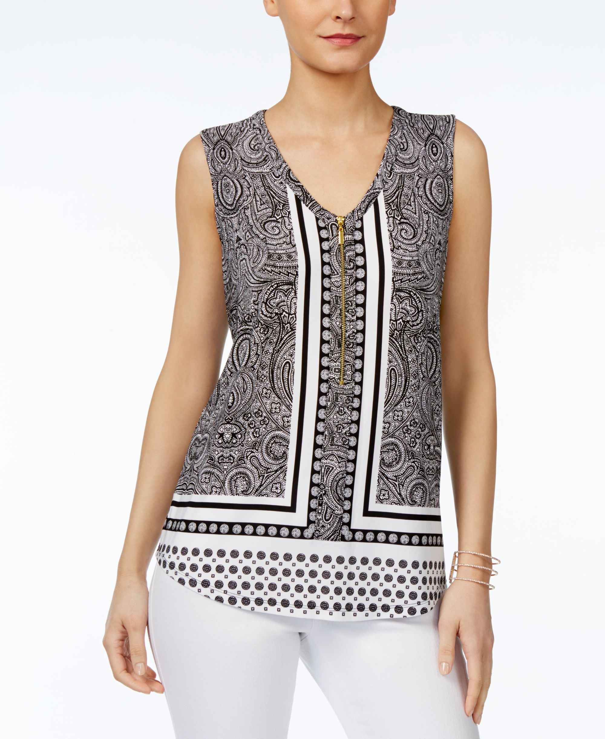 INC International Concepts Printed Tank Top