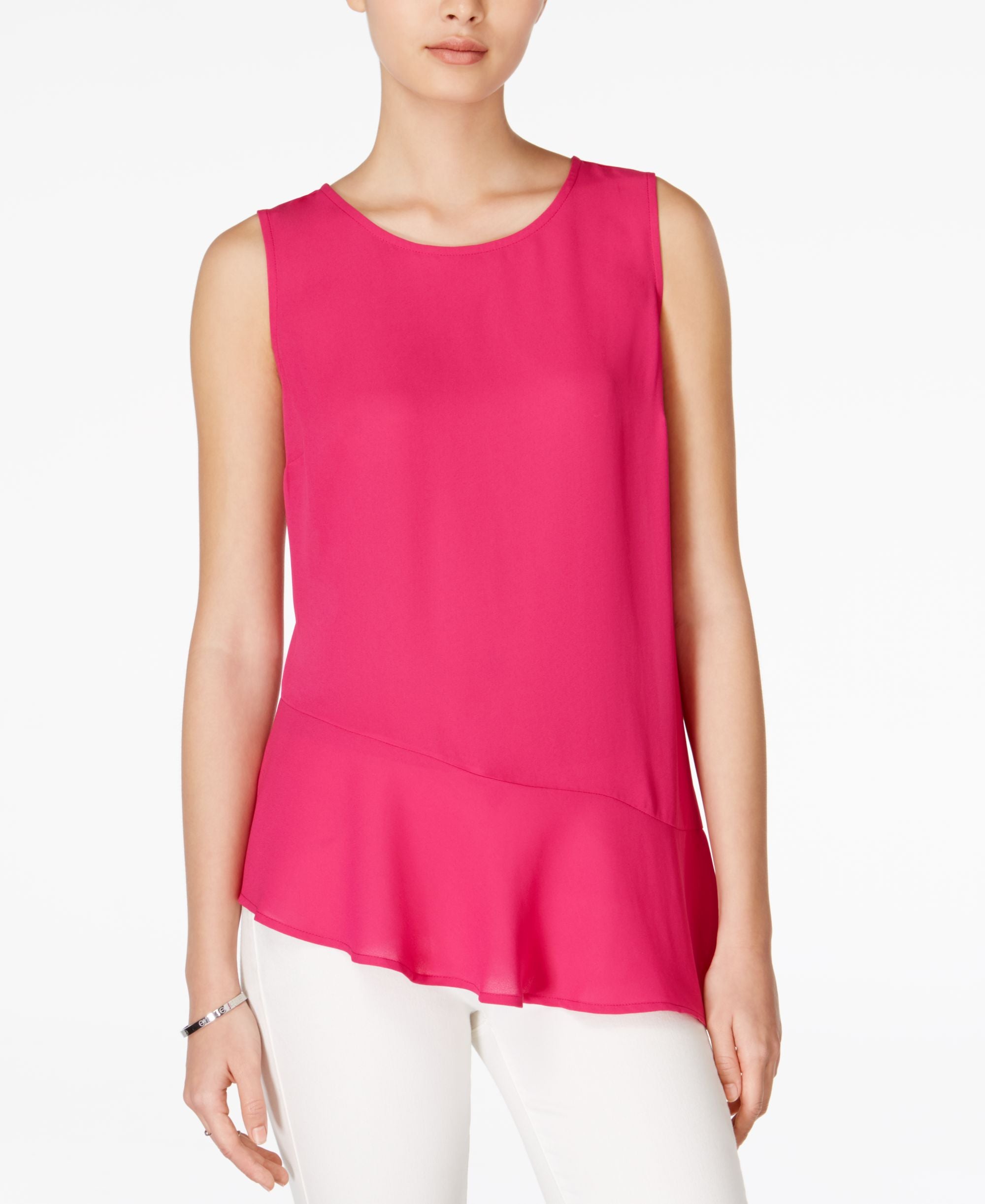 Maison Jules Asymmetrical Peplum Top