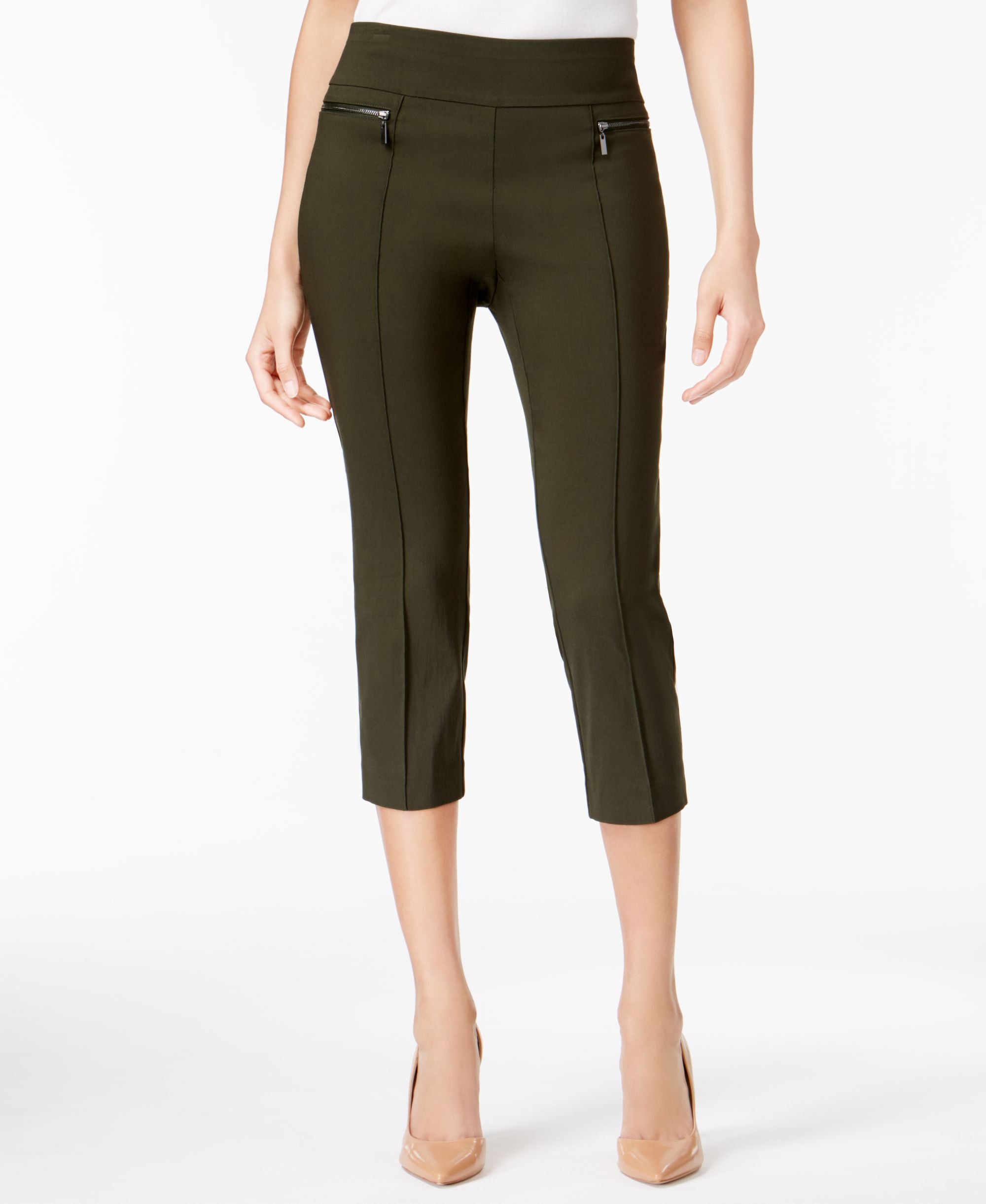 Style & Co Pull On Cropped Pants