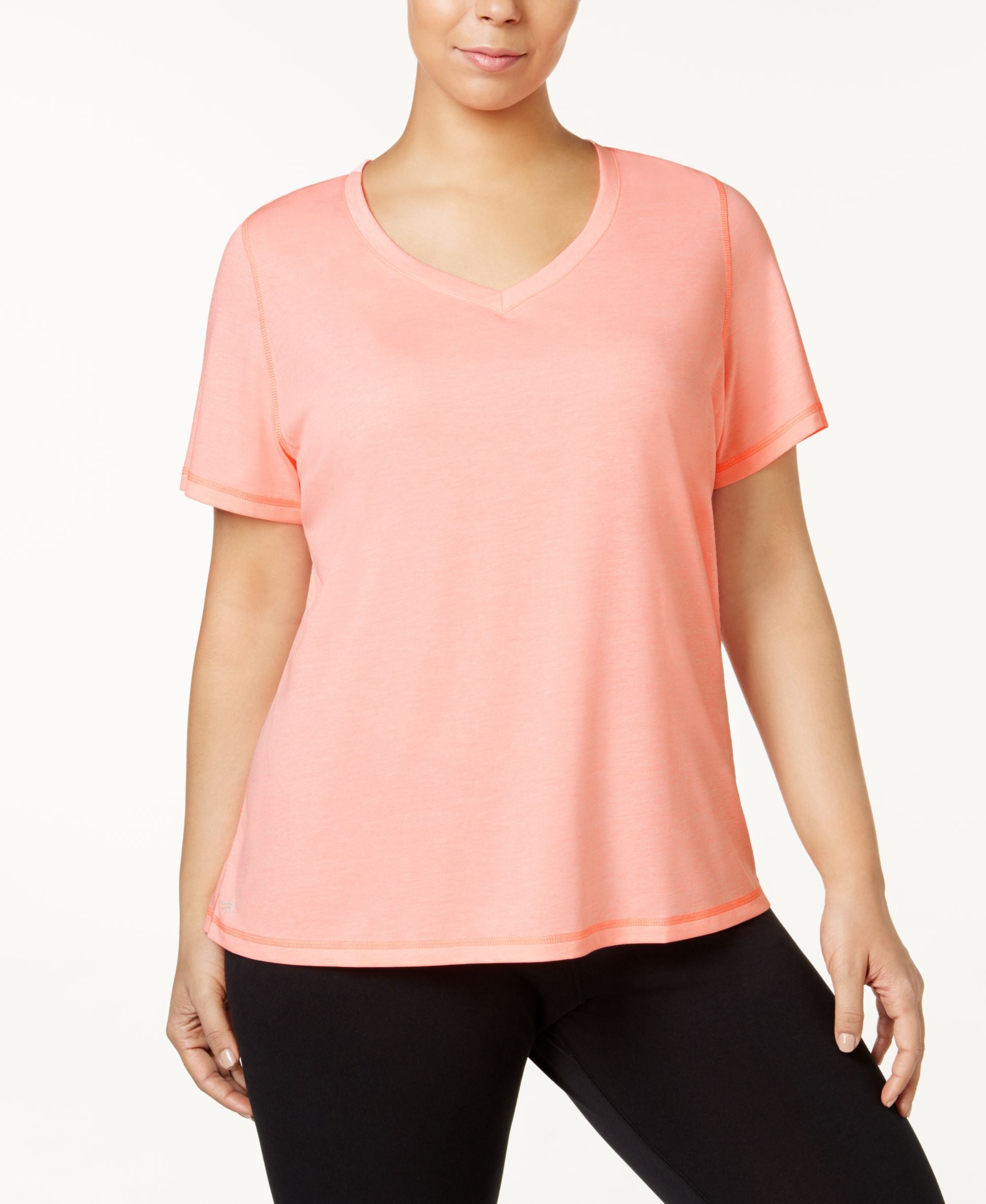 ID Ideology Plus Size Rapidry V Neck Performance T-Shirt