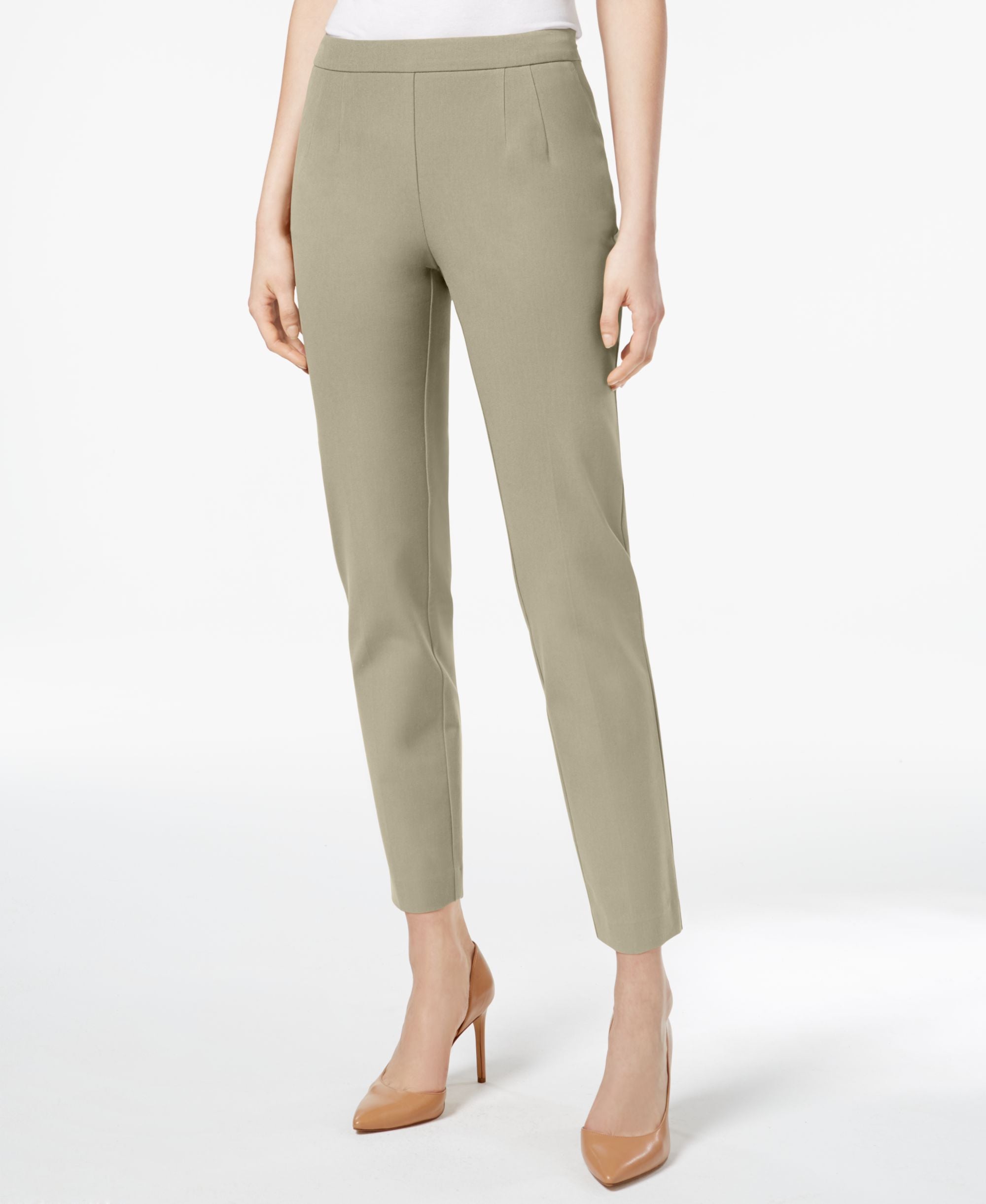 Charter Club Slim Leg Tummy Control Ankle Pants