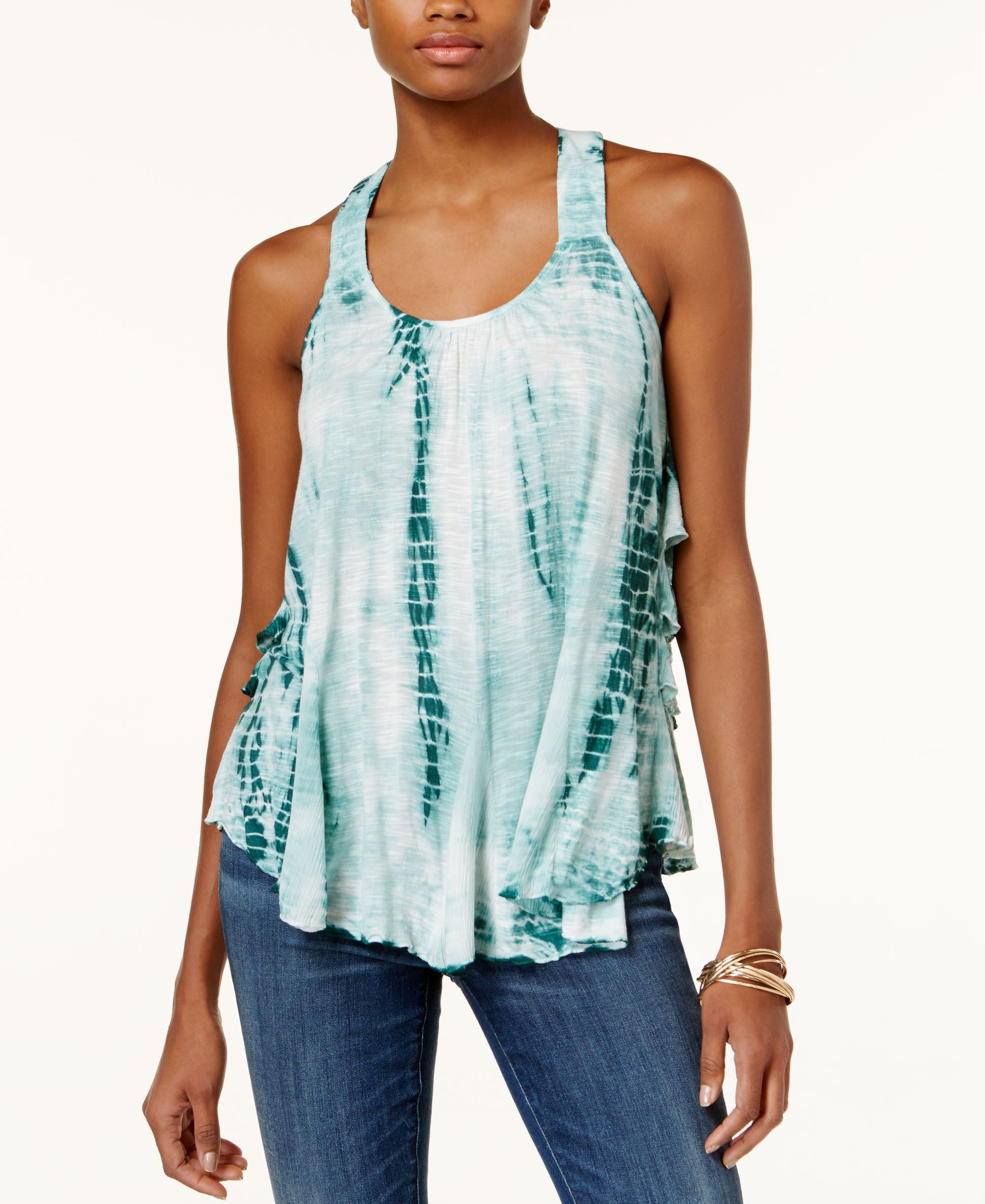 William Rast Franki Tiered Racerback Top