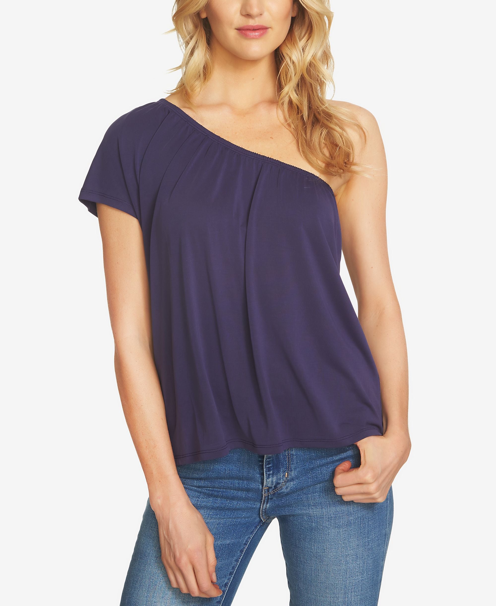 1.State One Shoulder Top