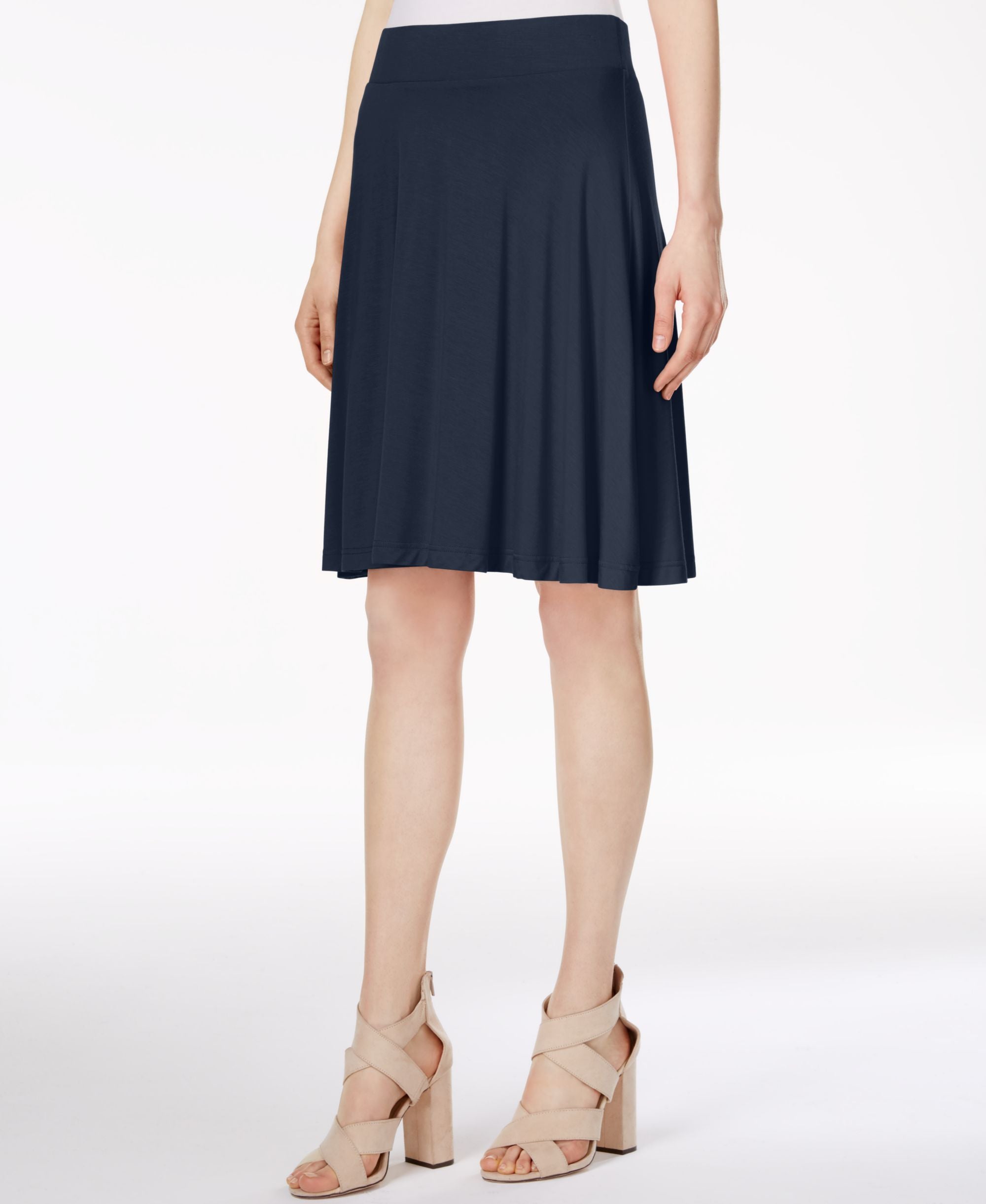 Pull-On A-Line Skirt